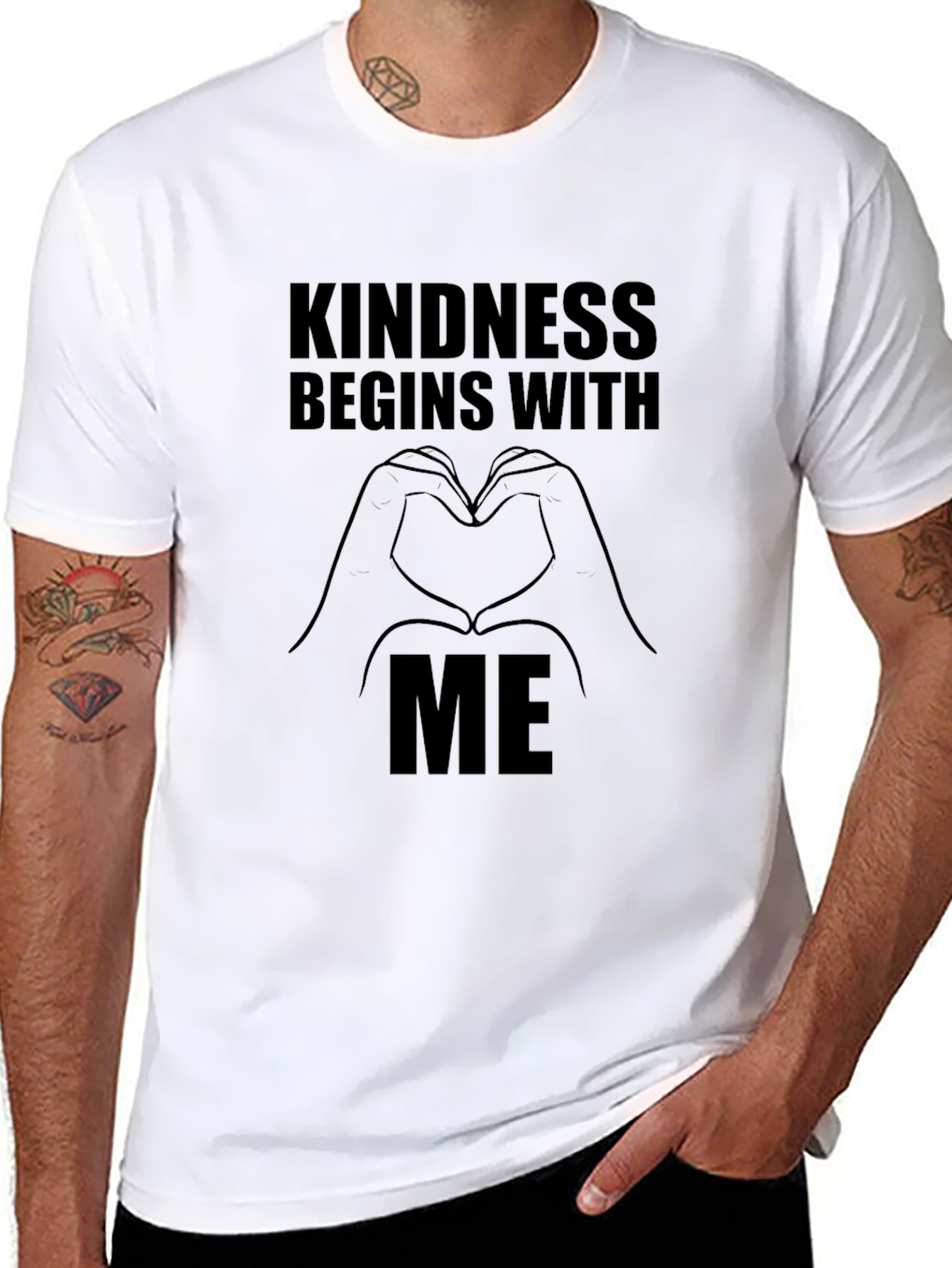 Kindness Begins With Me Graphic T-Shirt