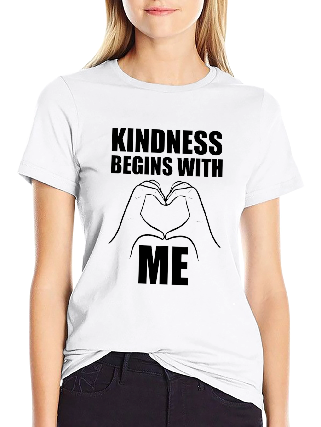Kindness Begins With Me Graphic T-Shirt