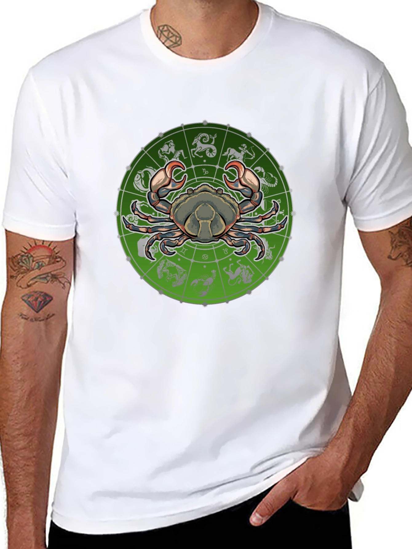 Cancer Zodiac Graphic Tee - Astrology T-Shirt
