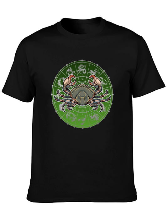 Cancer Zodiac Graphic Tee - Astrology T-Shirt