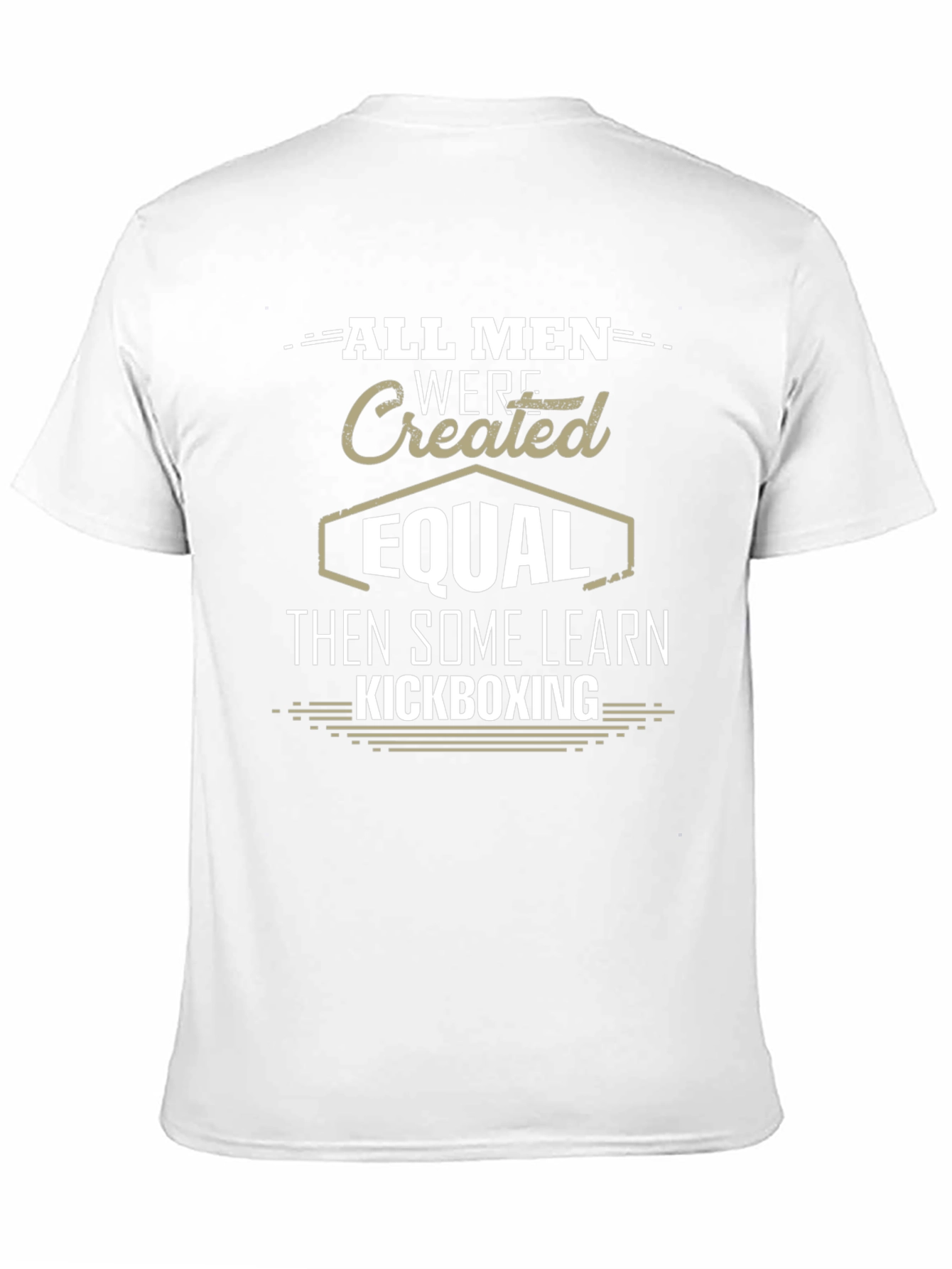All Men Created Equal Kickboxing Graphic Tee