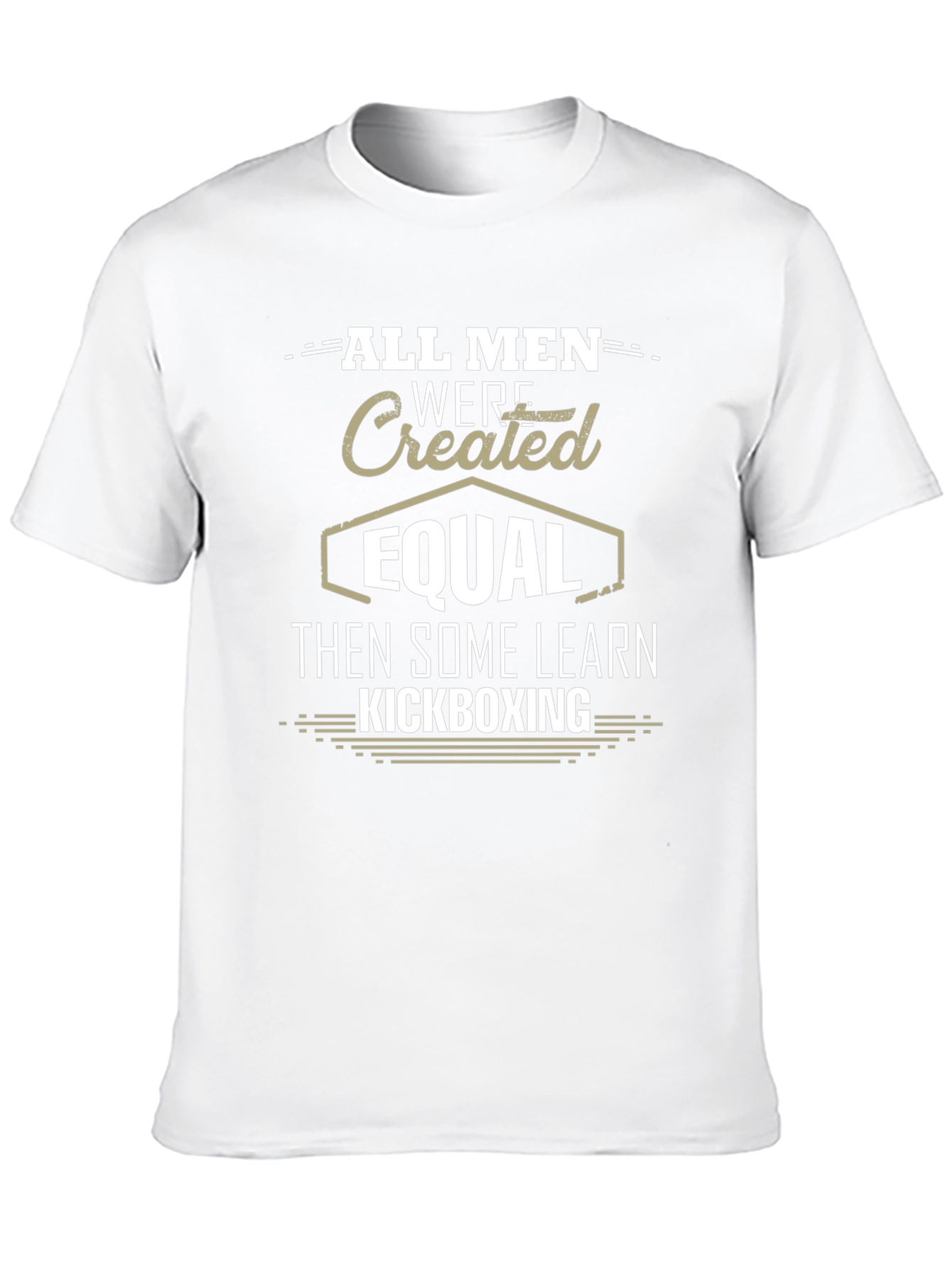 All Men Created Equal Kickboxing Graphic Tee