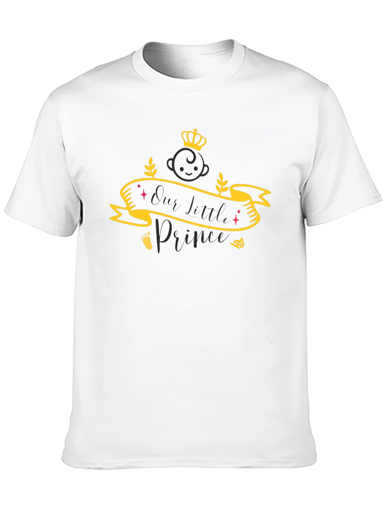 Our Little Prince Black T-Shirt