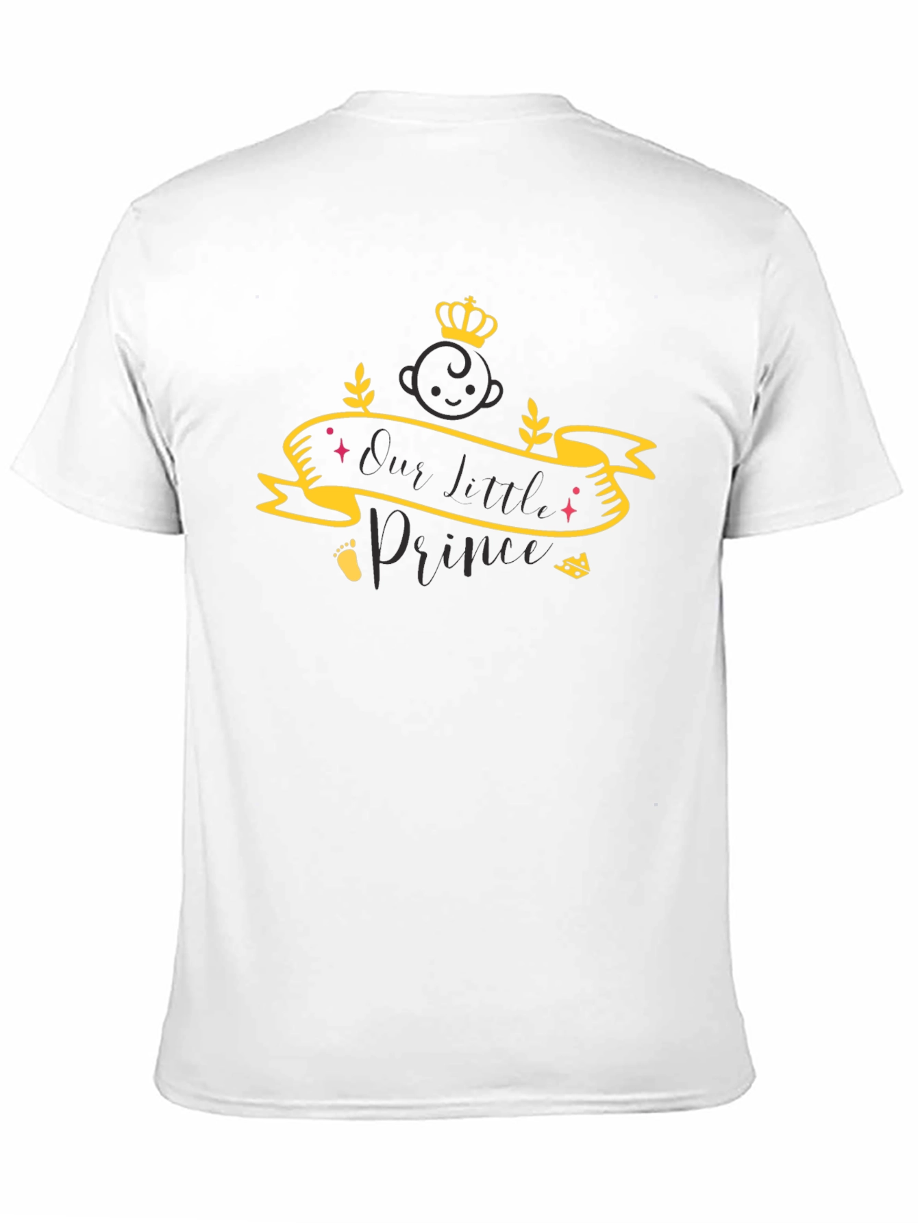 Our Little Prince Black T-Shirt