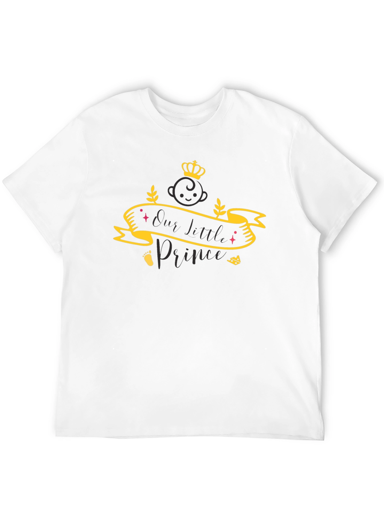 Our Little Prince Black T-Shirt