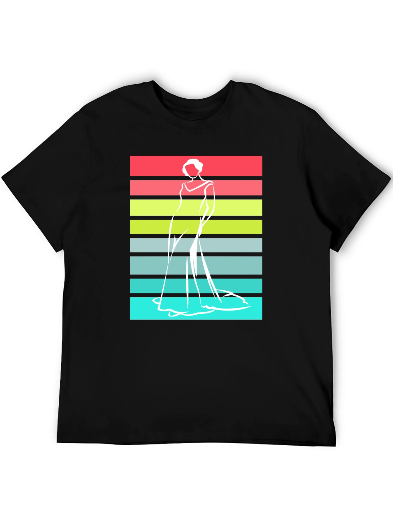 Retro Fashion Model Graphic T-Shirt