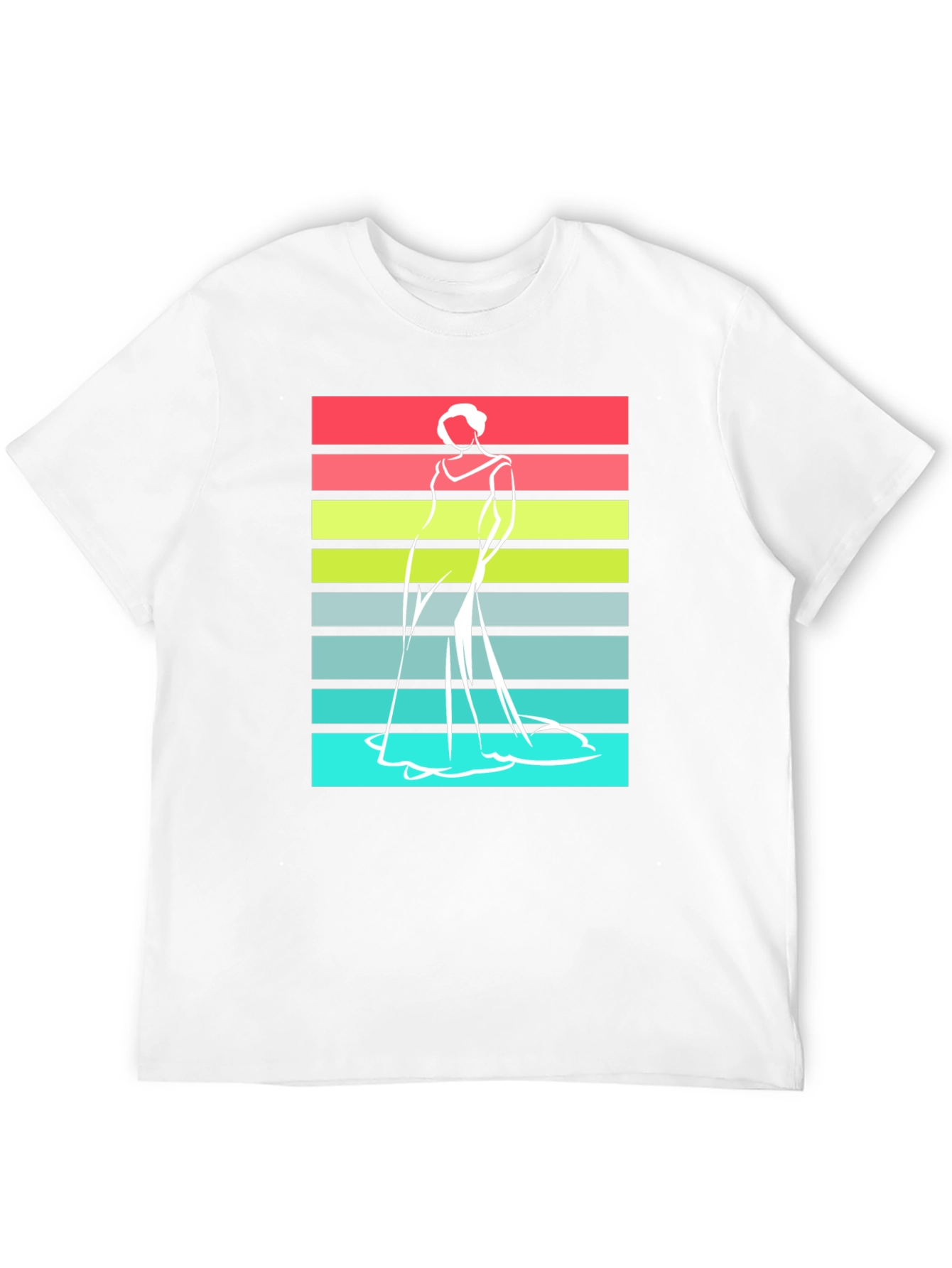 Retro Fashion Model Graphic T-Shirt