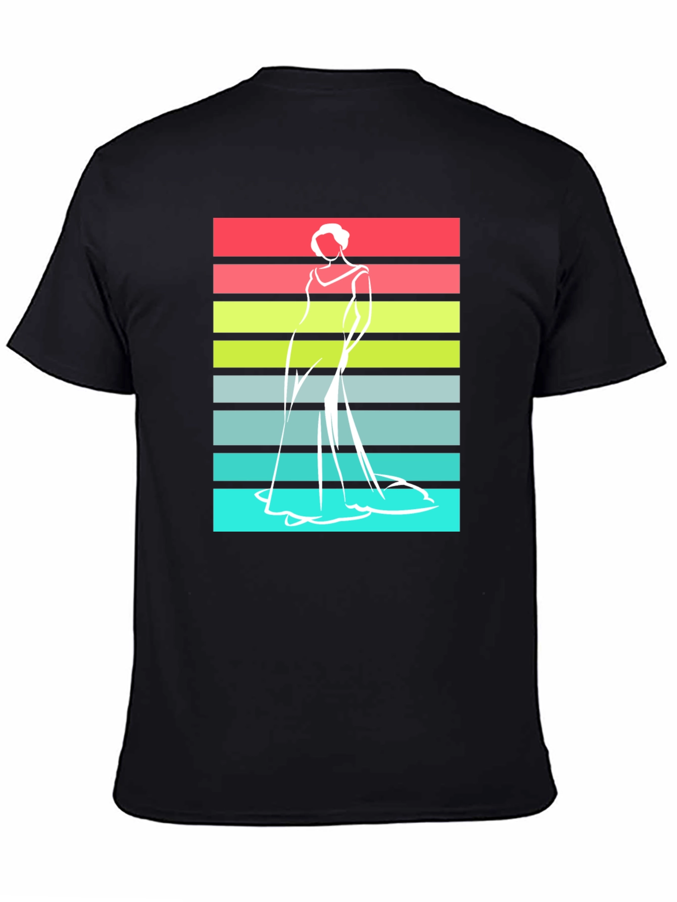 Retro Fashion Model Graphic T-Shirt