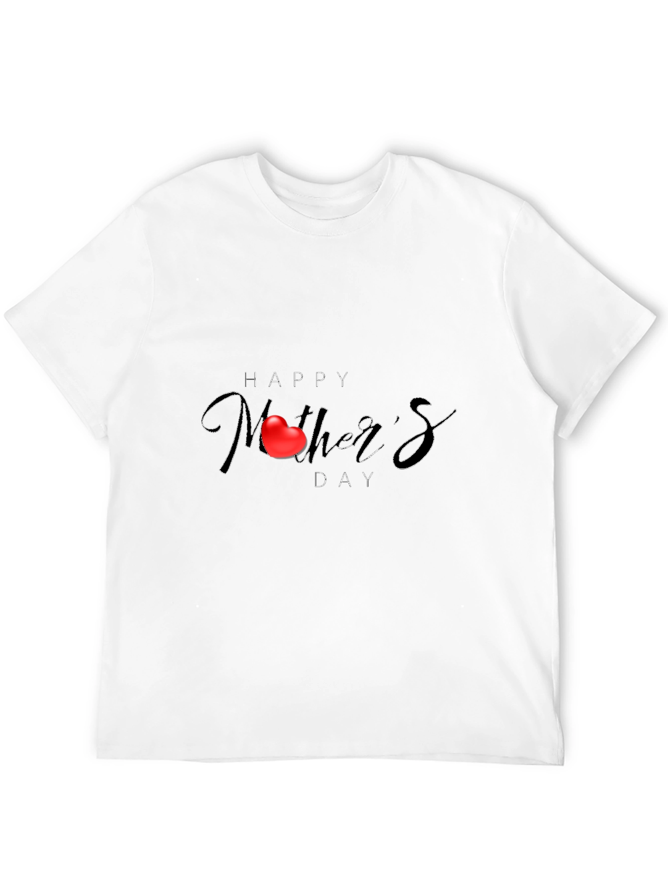 Happy Mothers Day Black Tee