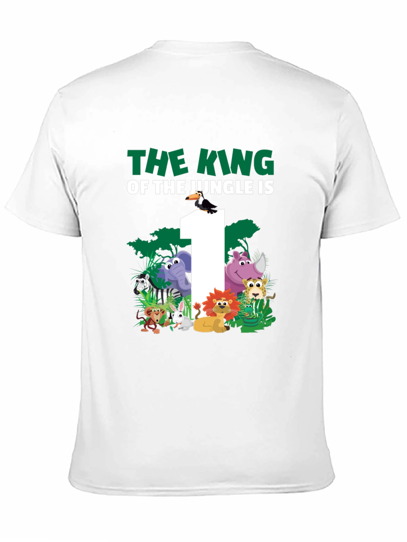 Jungle 1st Birthday T-Shirt: King of the Jungle