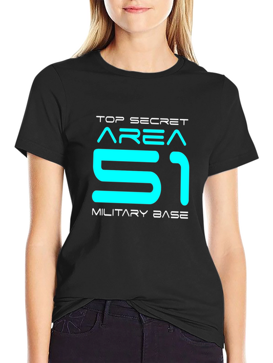 Area 51 Top Secret T-Shirt - Military Base Tee