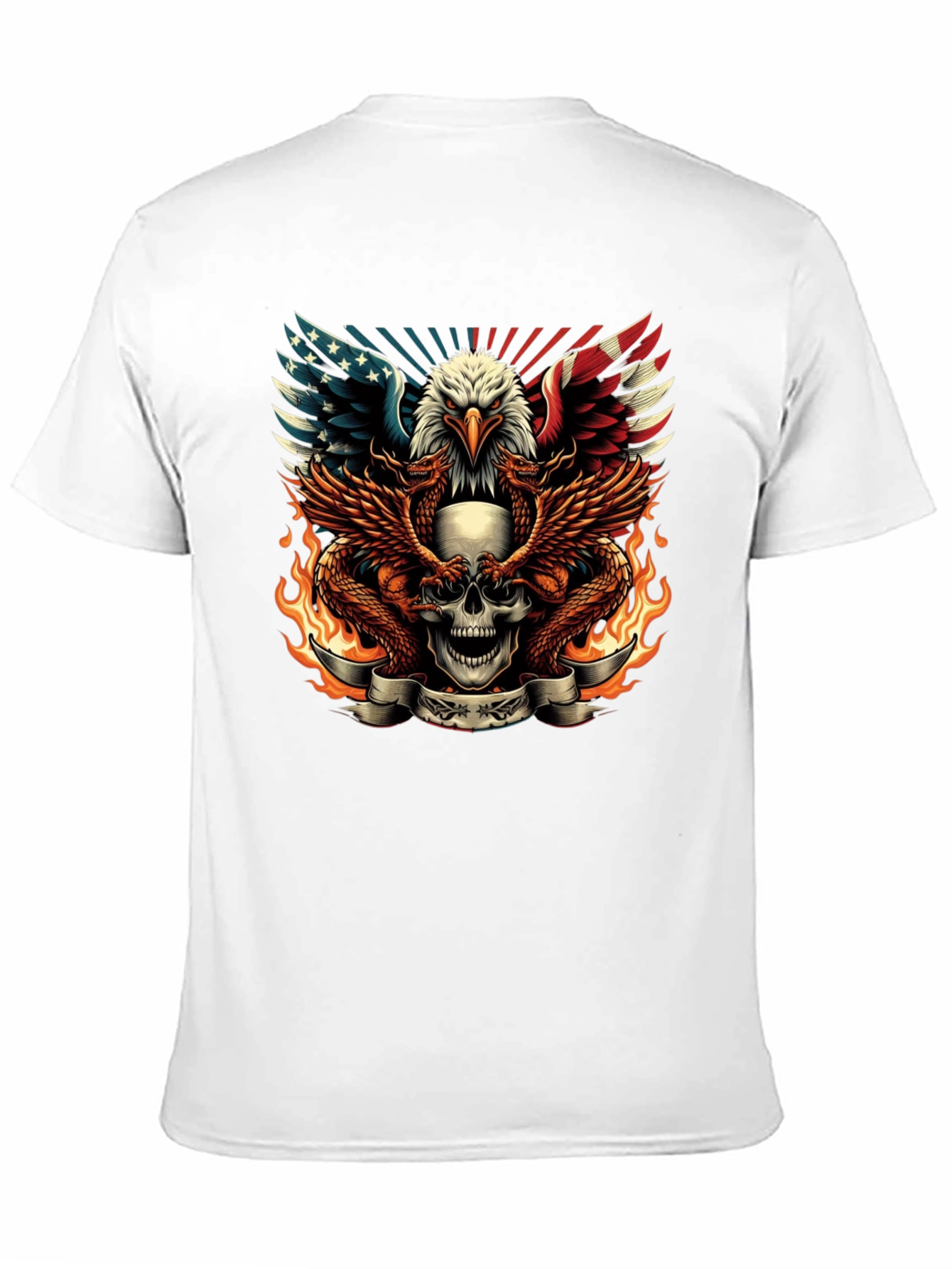 Eagle Skull & Dragon T-Shirt