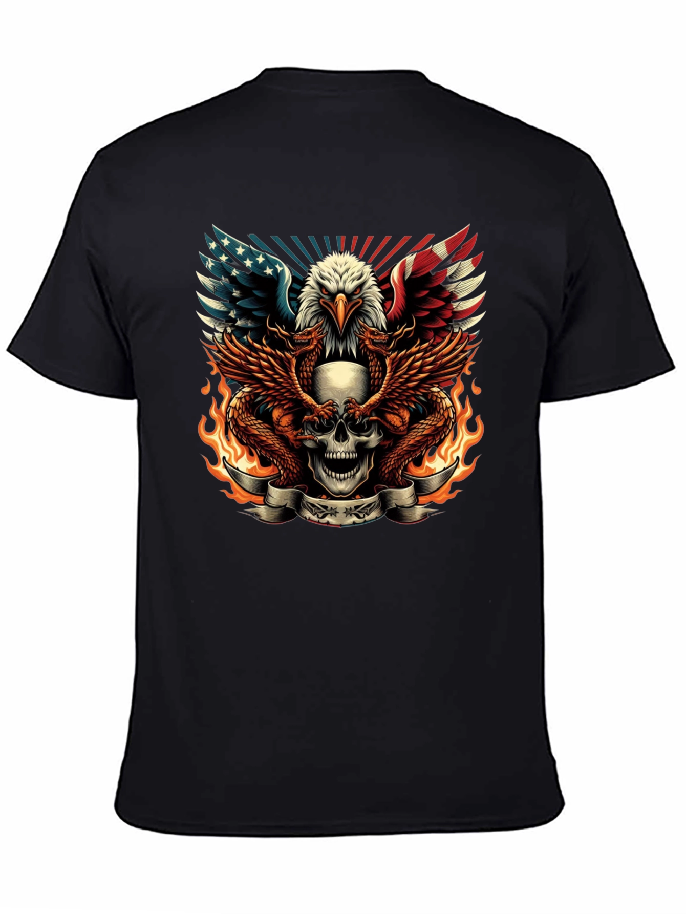 Eagle Skull & Dragon T-Shirt