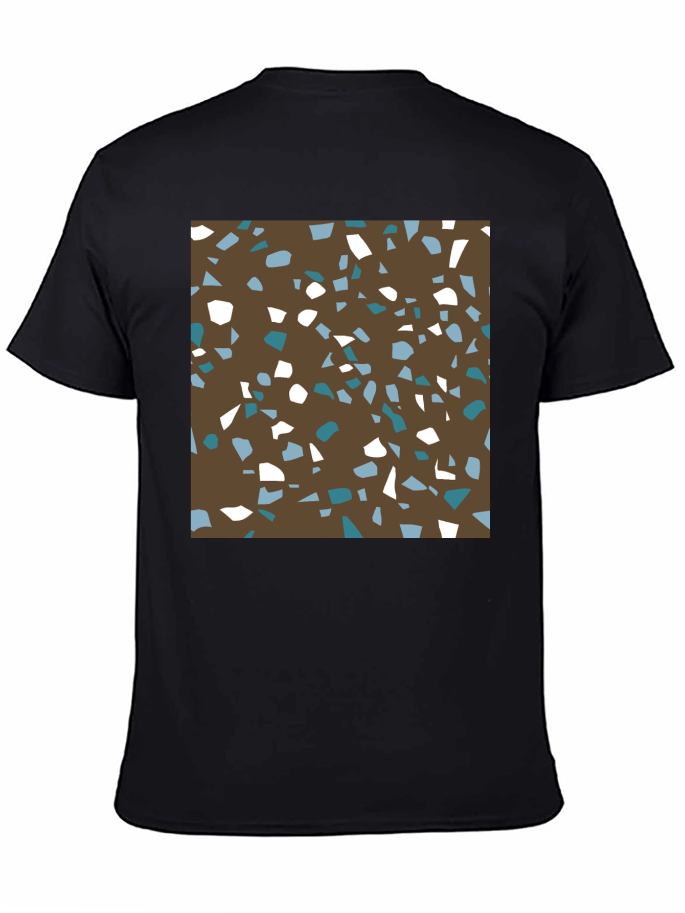 Brown Terrazzo Pattern T-Shirt