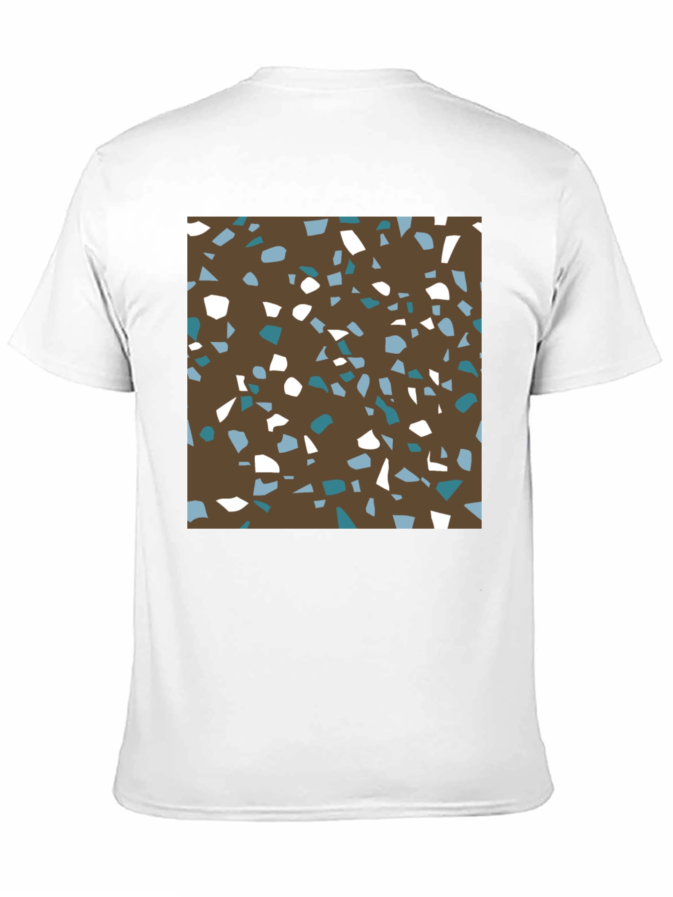 Brown Terrazzo Pattern T-Shirt