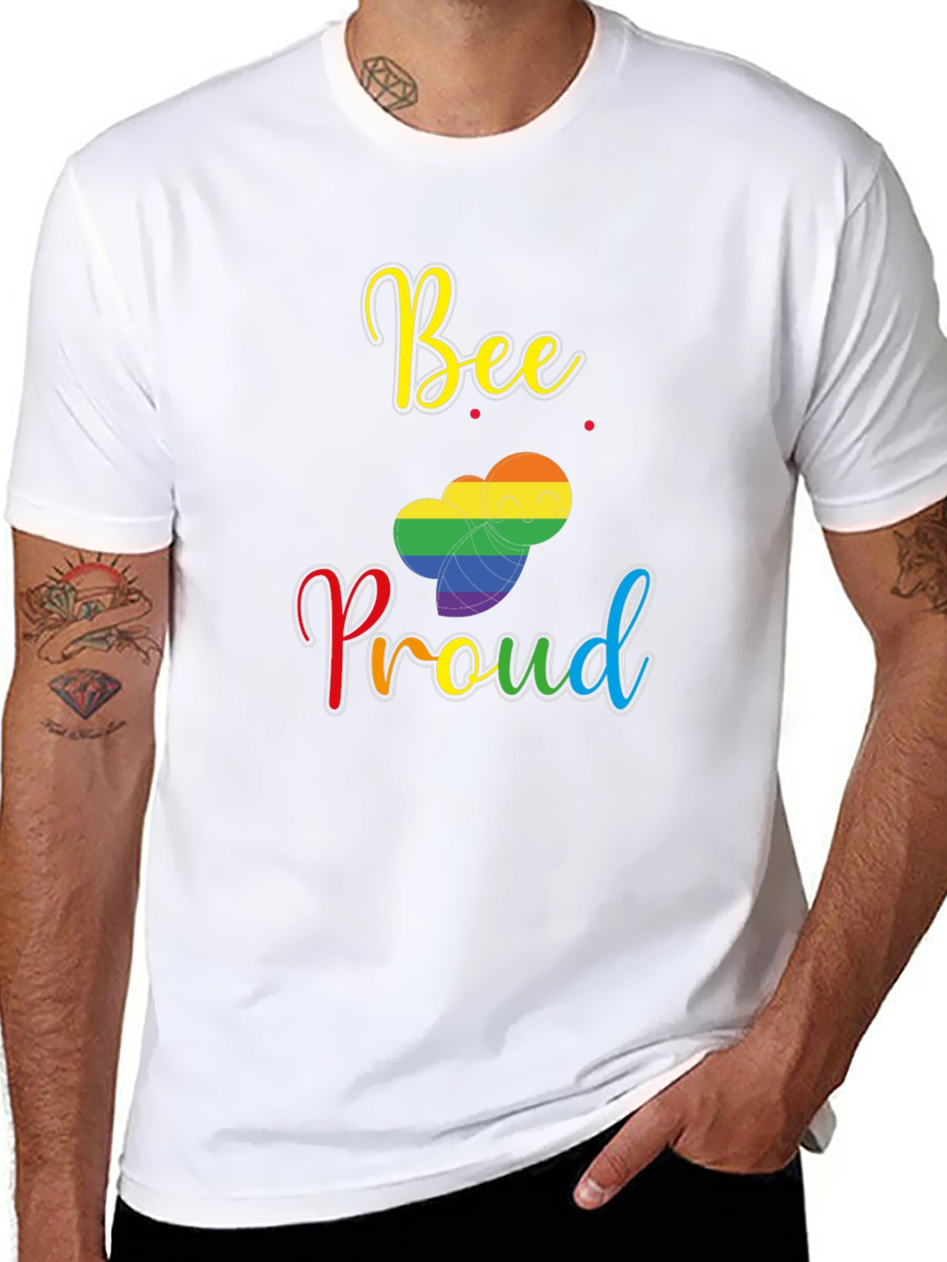 Bee Proud LGBTQ+ Pride T-Shirt