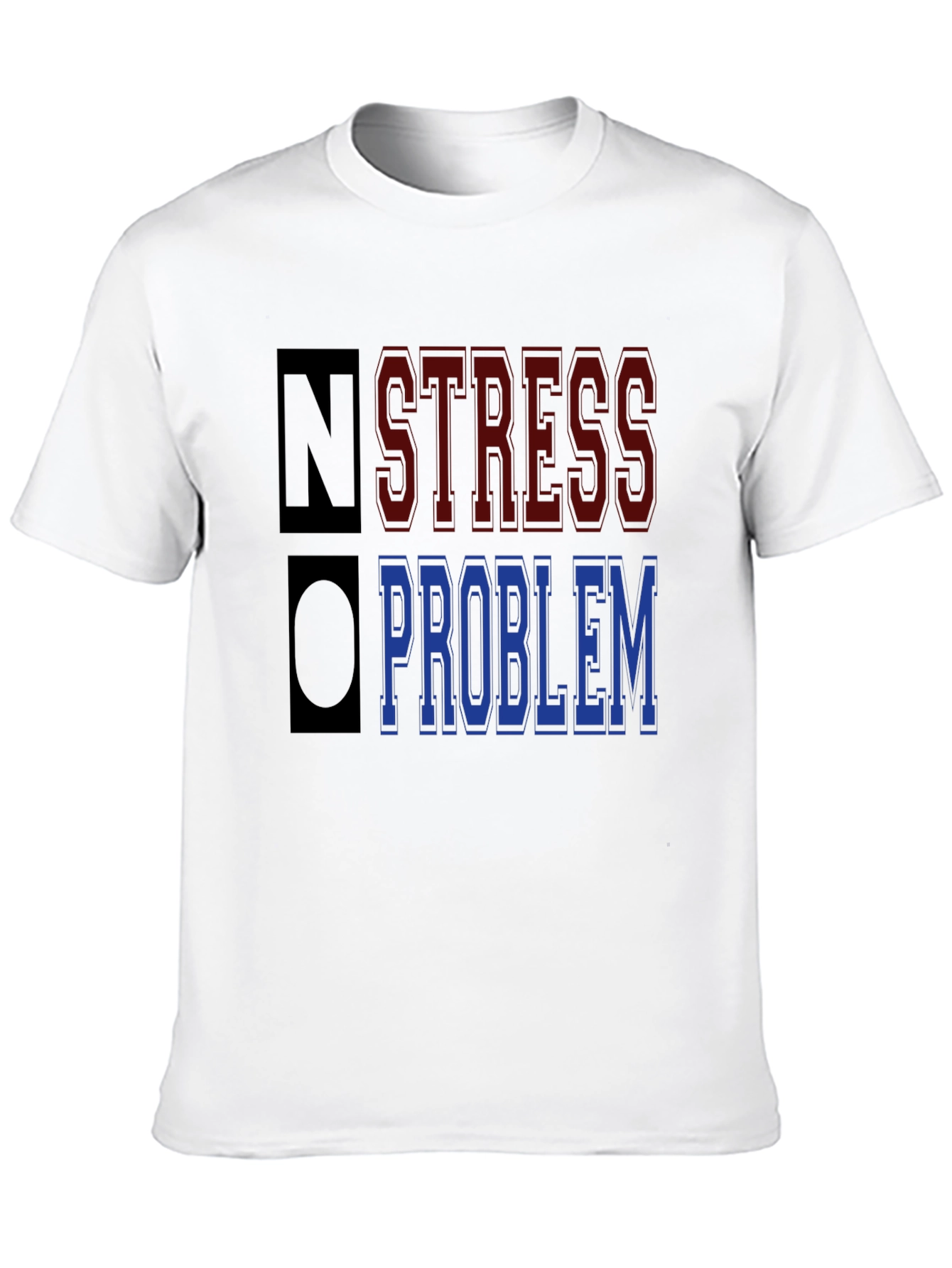 No Stress No Problem Graphic T-Shirt