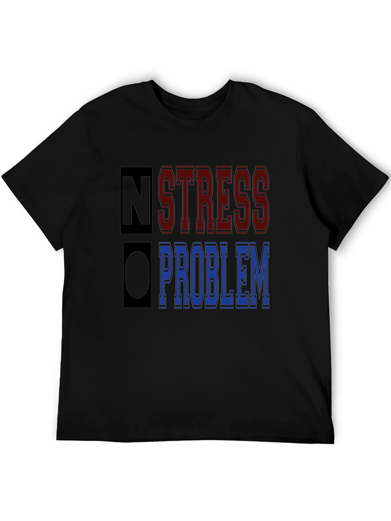 No Stress No Problem Graphic T-Shirt