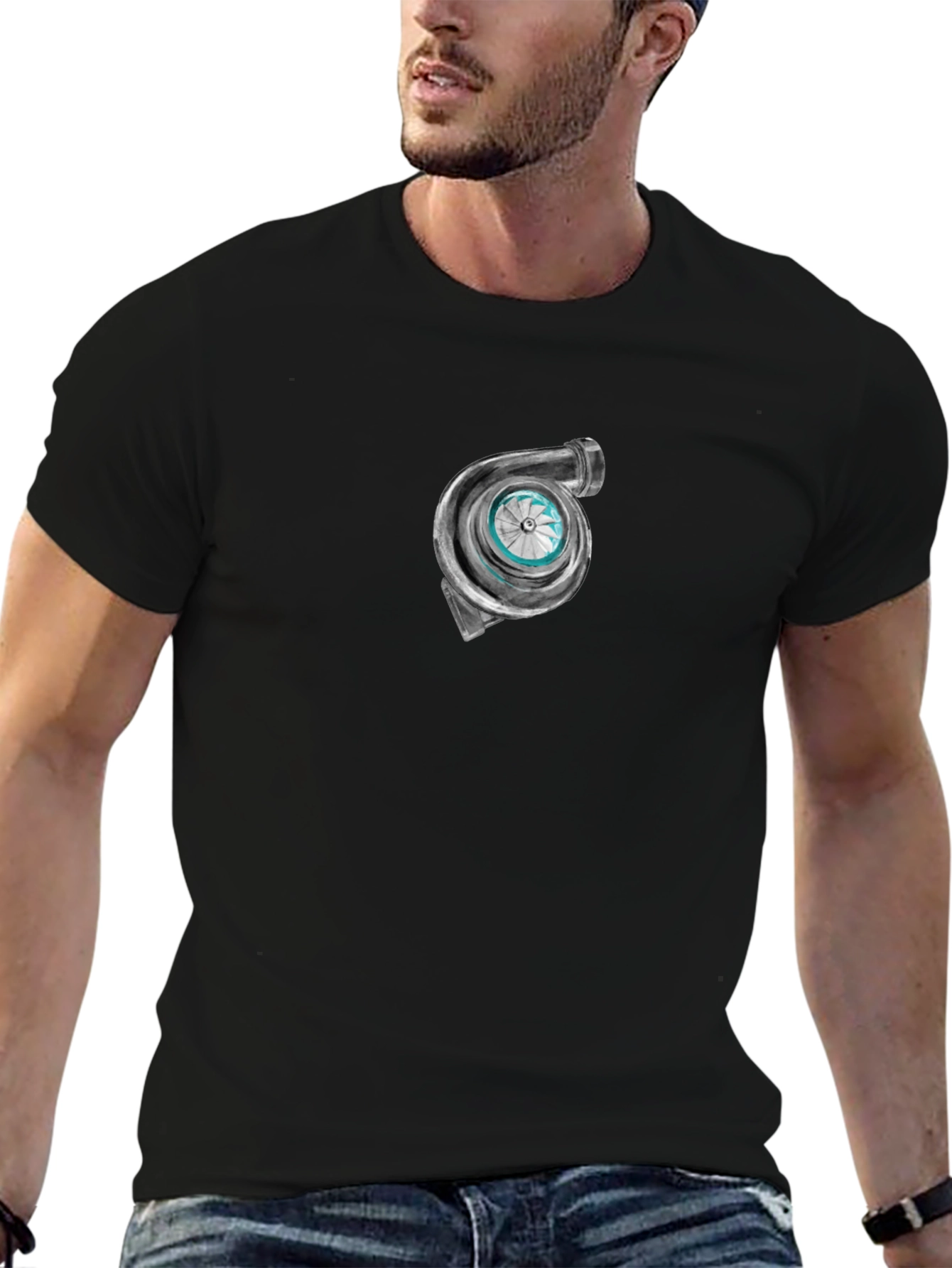 Turbo Graphic Black T-Shirt