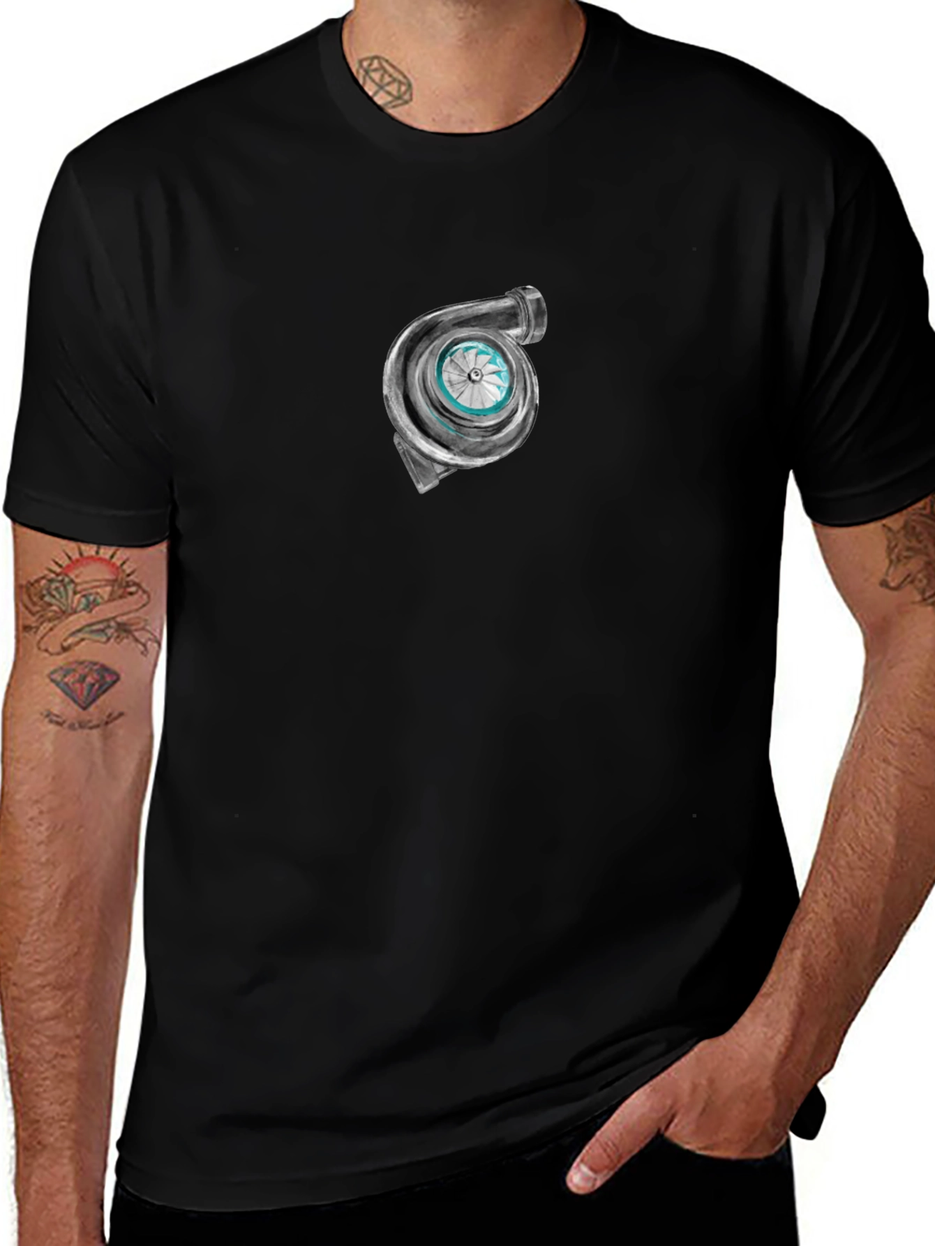 Turbo Graphic Black T-Shirt