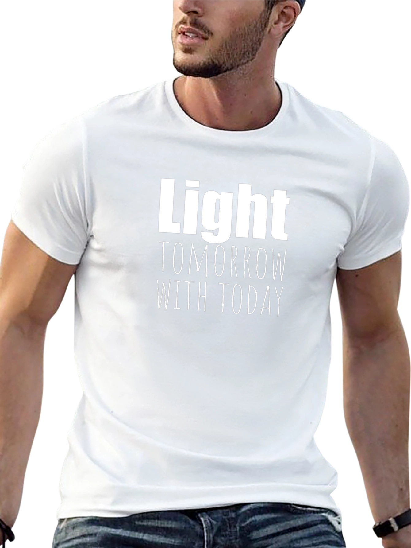 Light Tomorrow With Today Black T-Shirt