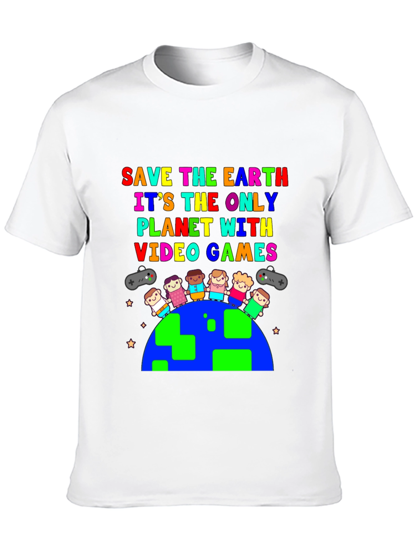 Save the Earth T-Shirt: Video Game Planet
