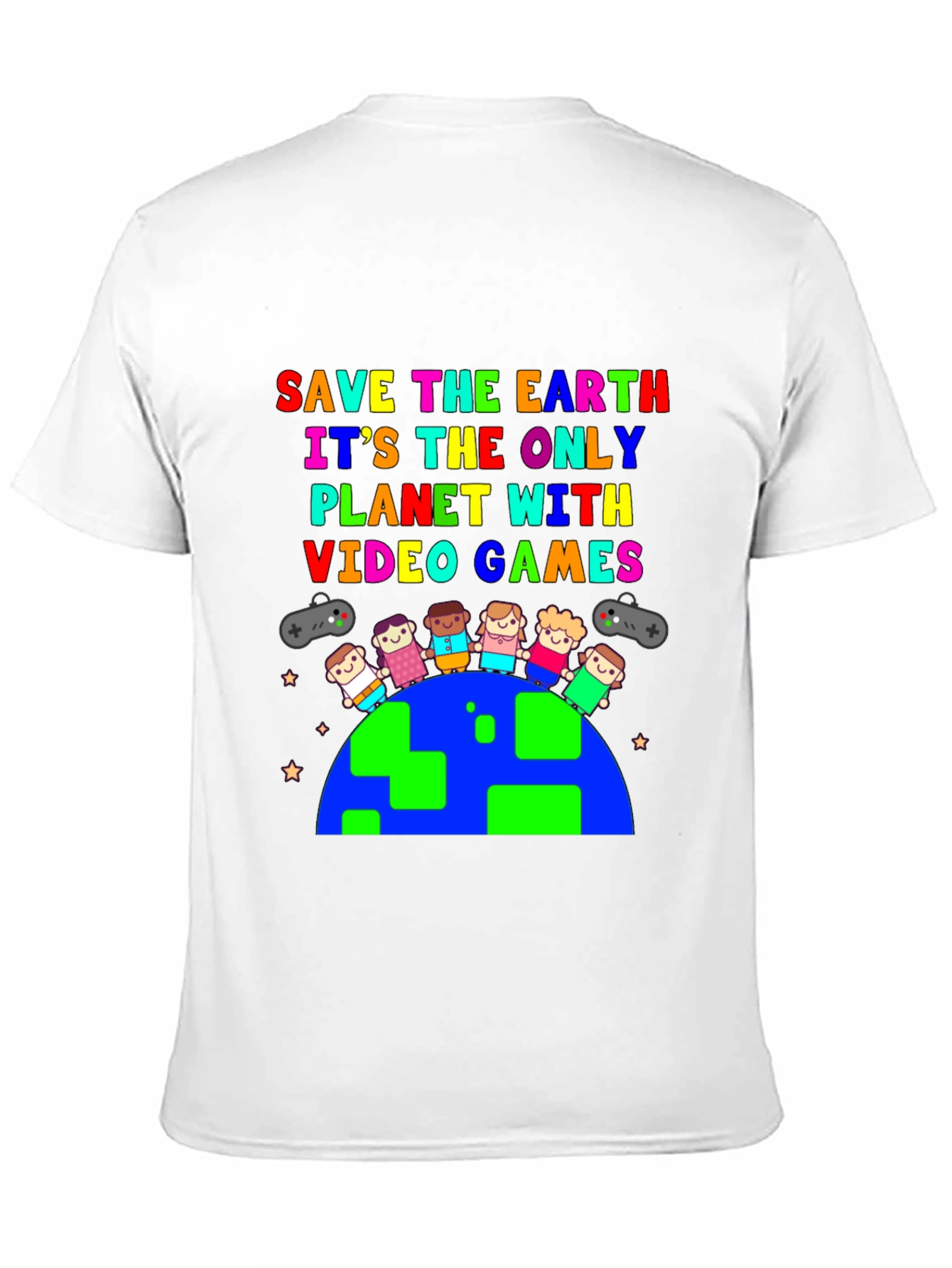 Save the Earth T-Shirt: Video Game Planet