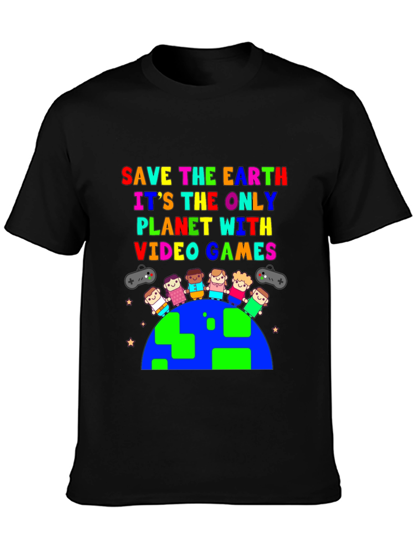 Save the Earth T-Shirt: Video Game Planet