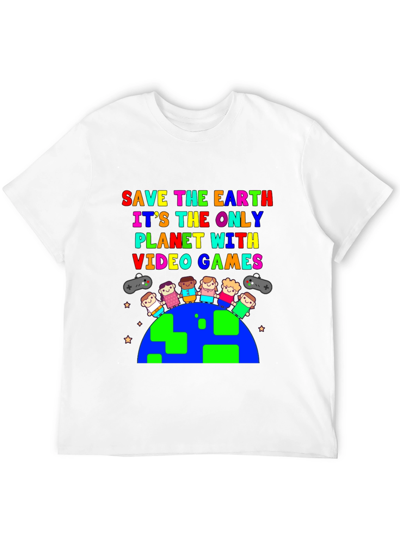 Save the Earth T-Shirt: Video Game Planet