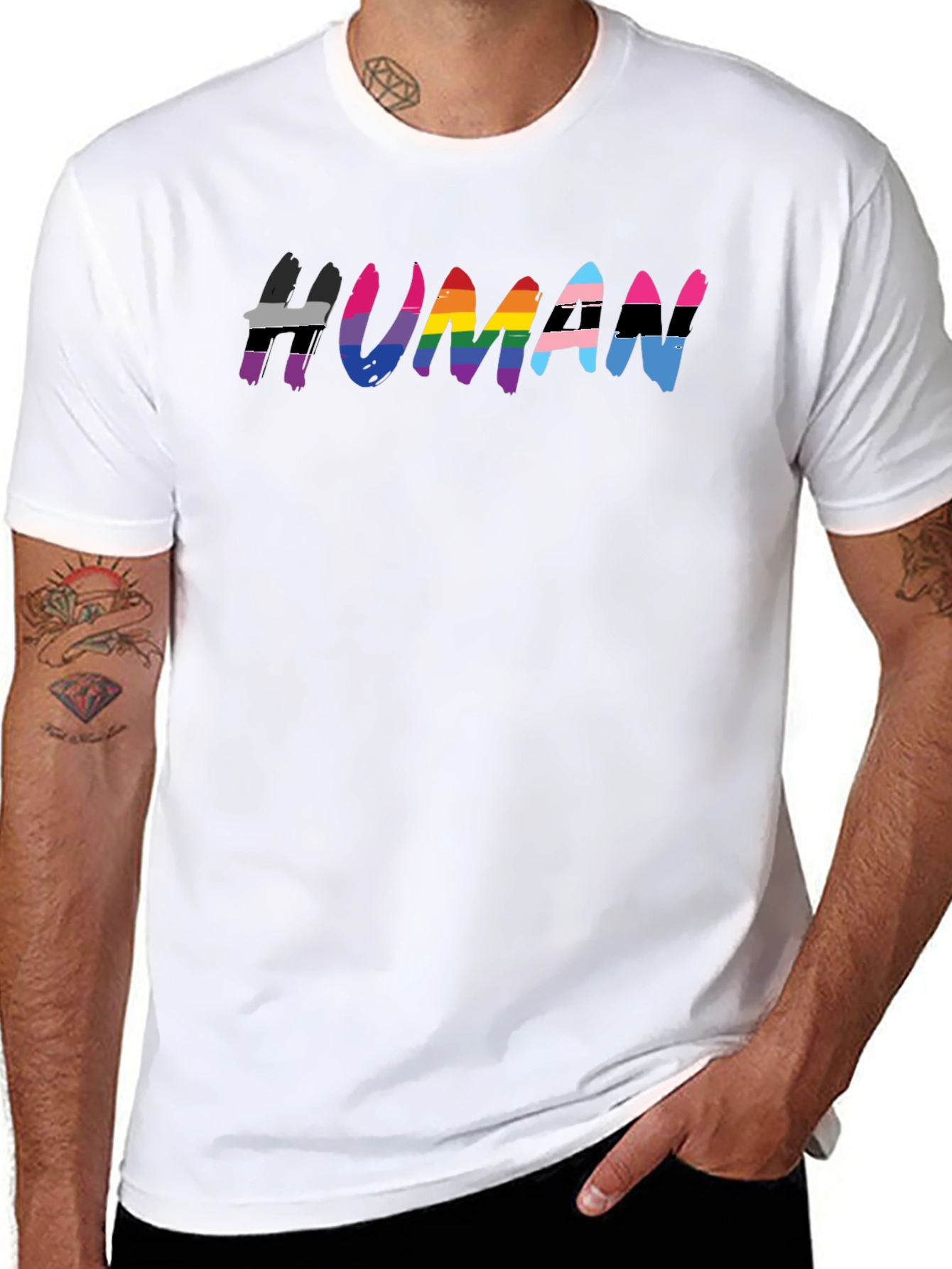 Pride HUMAN T-Shirt - LGBTQ+ Ally Tee