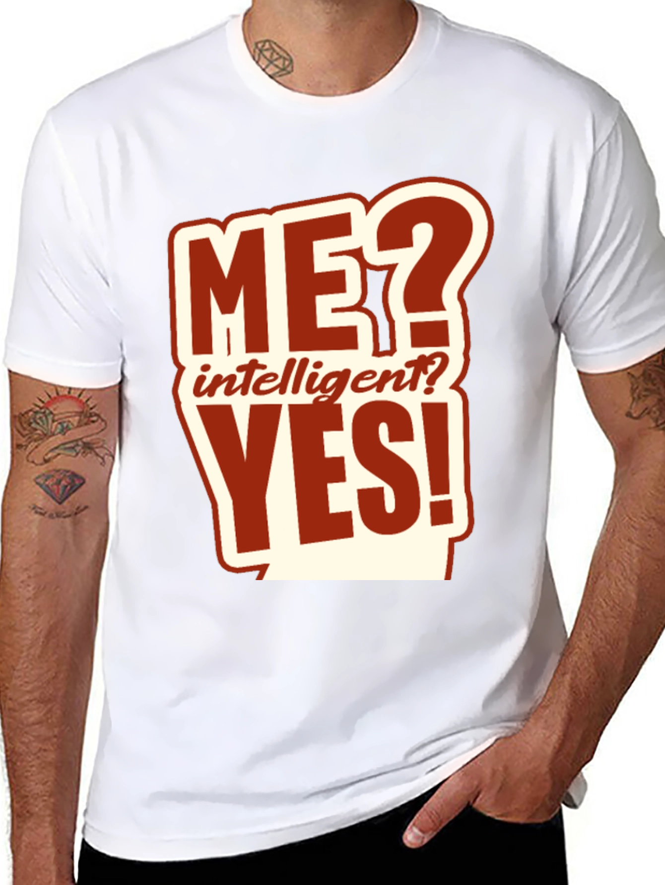 Funny ME? Intelligent? YES! Graphic Tee