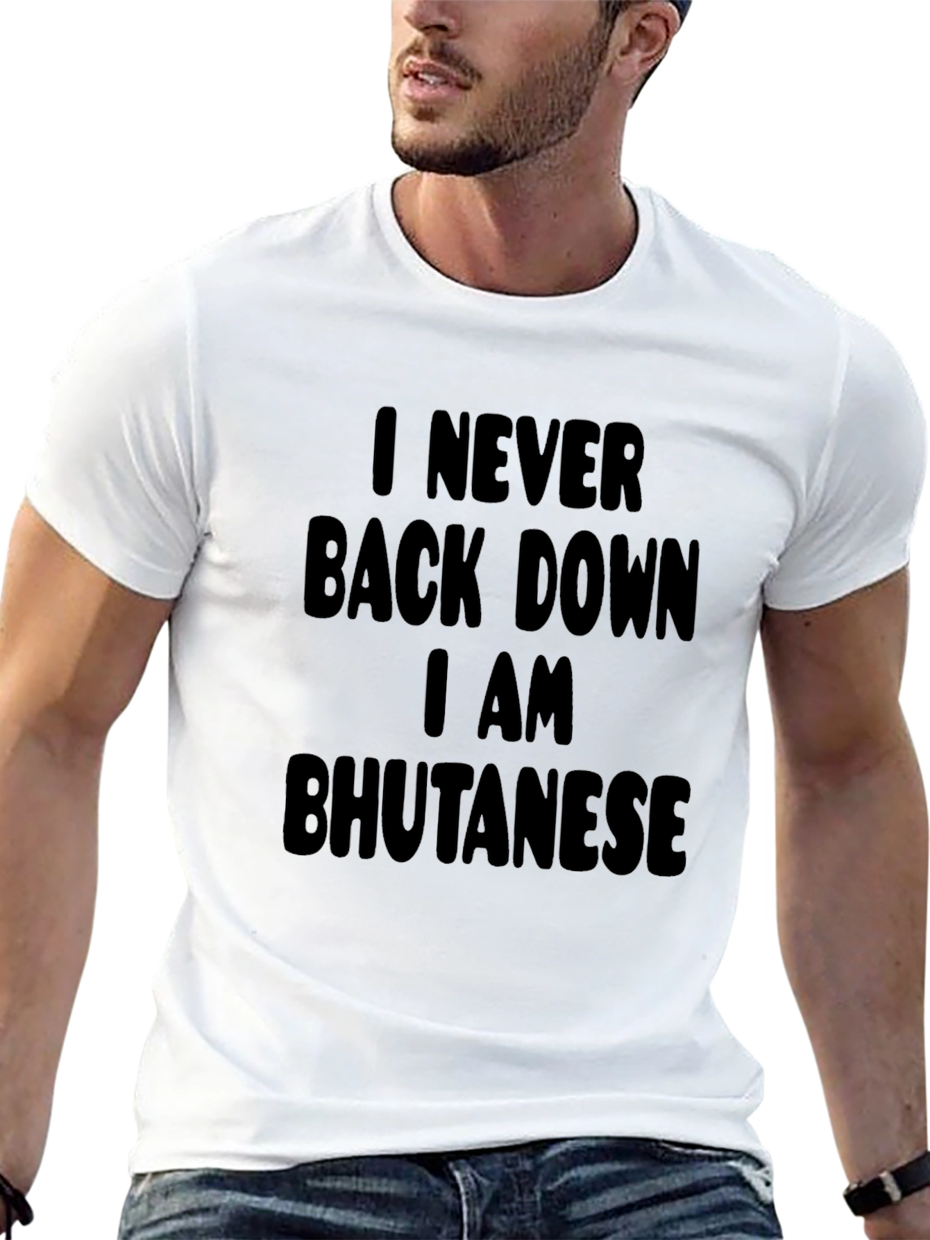 Bhutanese Pride Black T-Shirt