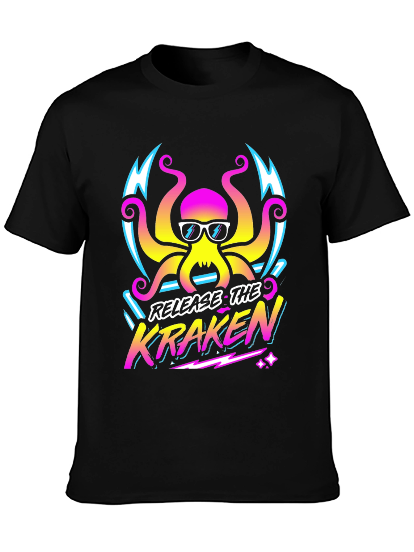 Release the Kraken T-Shirt - Retro Octopus Graphic Tee
