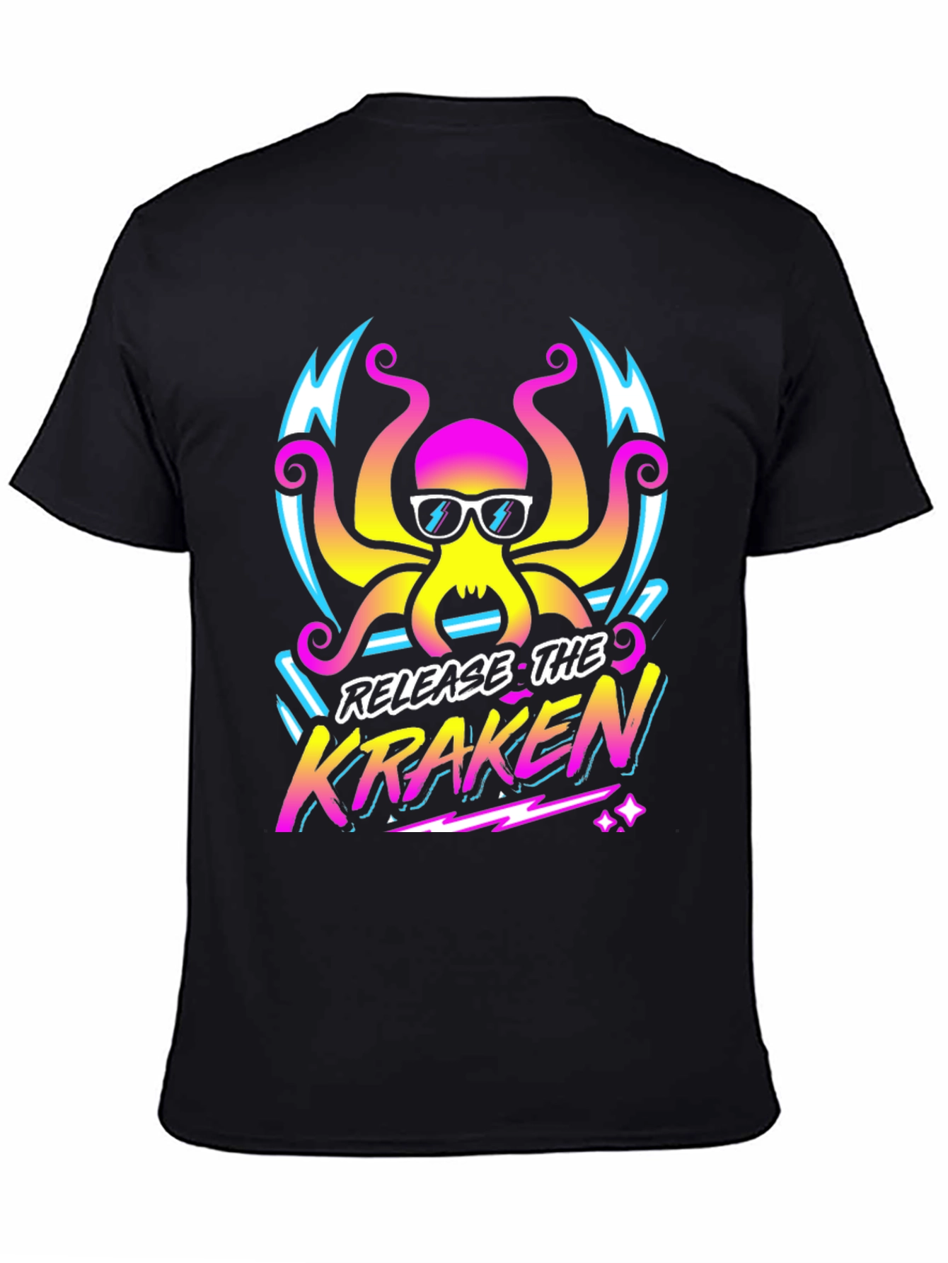 Release the Kraken T-Shirt - Retro Octopus Graphic Tee