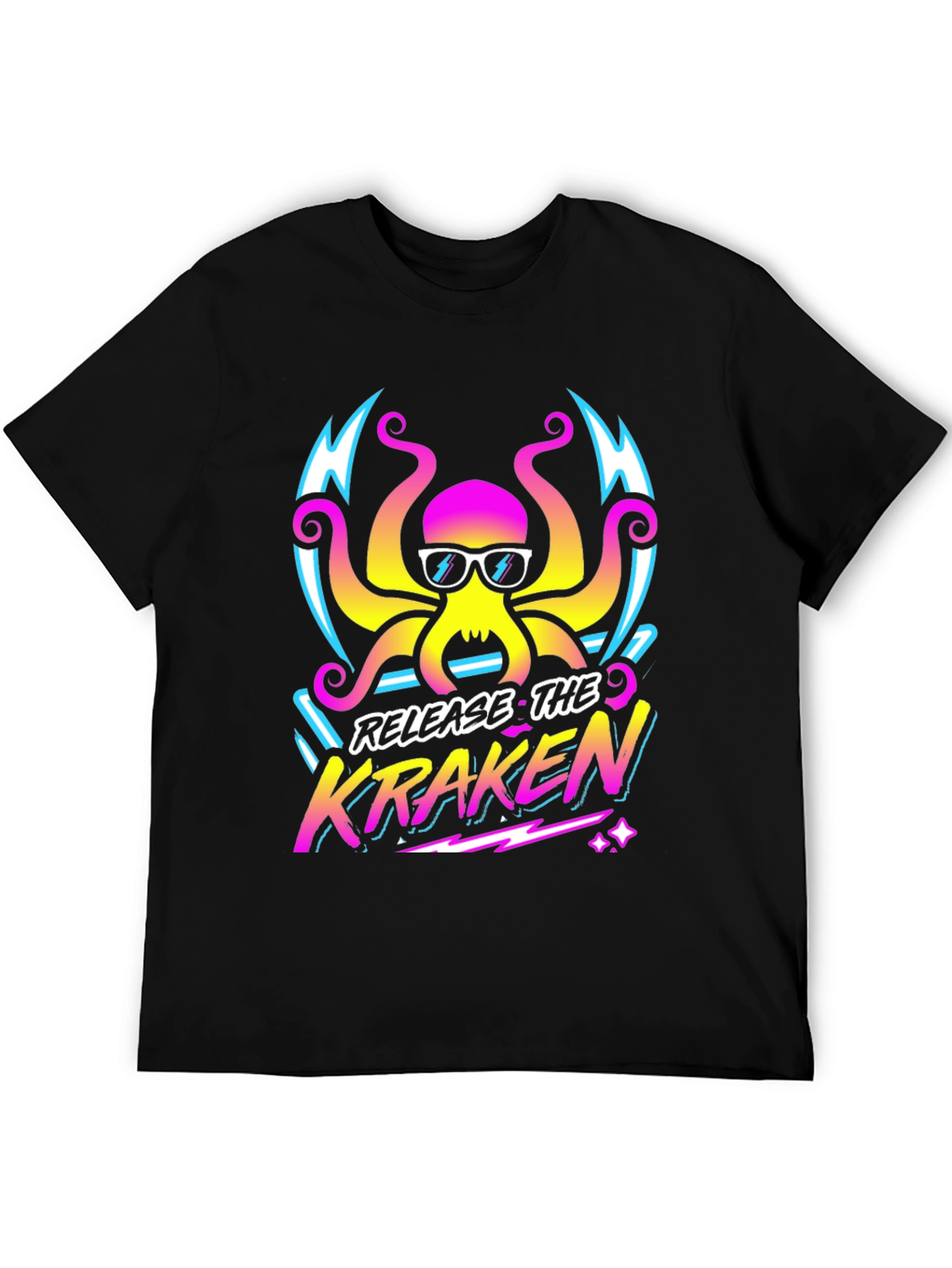 Release the Kraken T-Shirt - Retro Octopus Graphic Tee