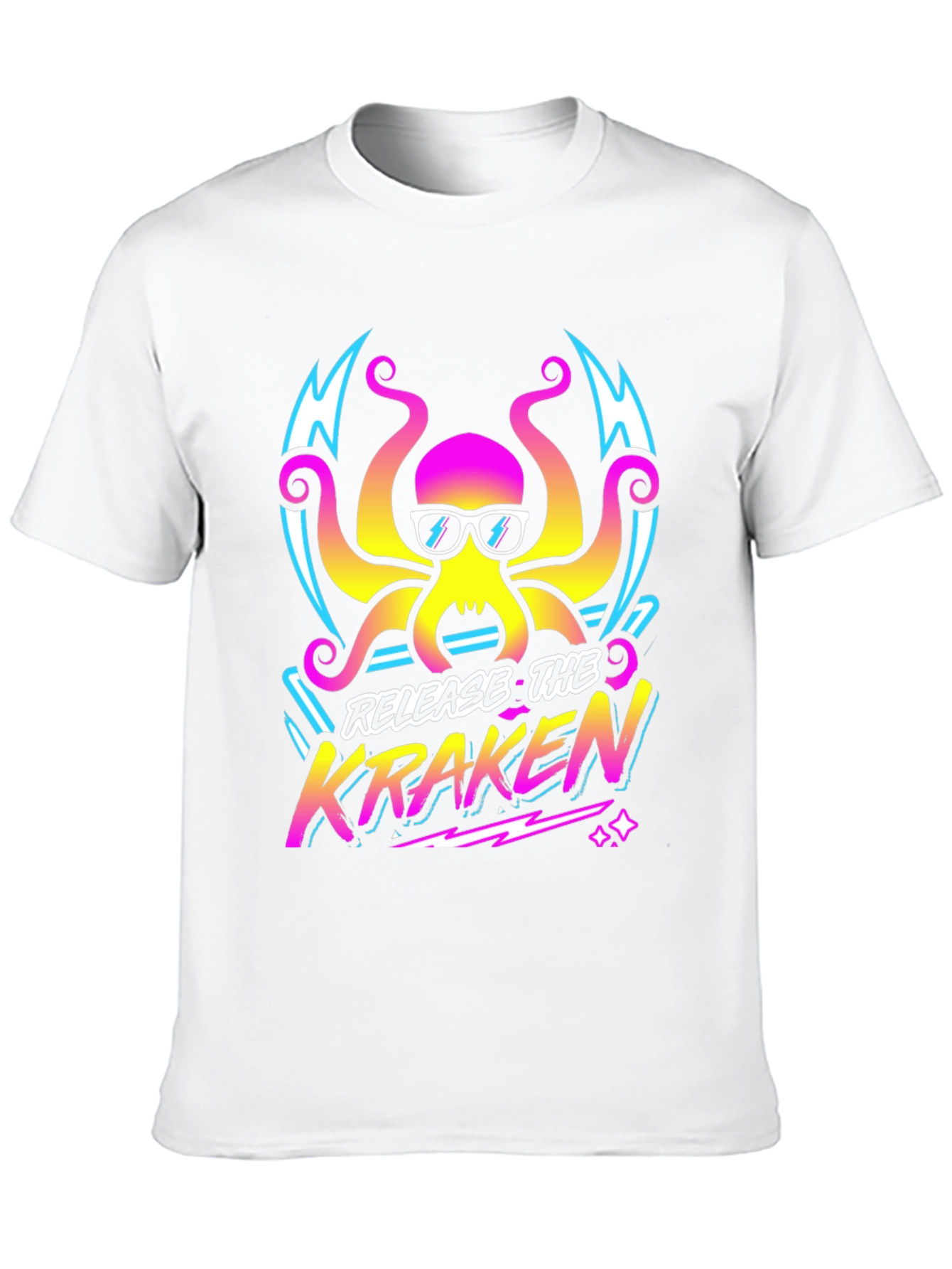 Release the Kraken T-Shirt - Retro Octopus Graphic Tee