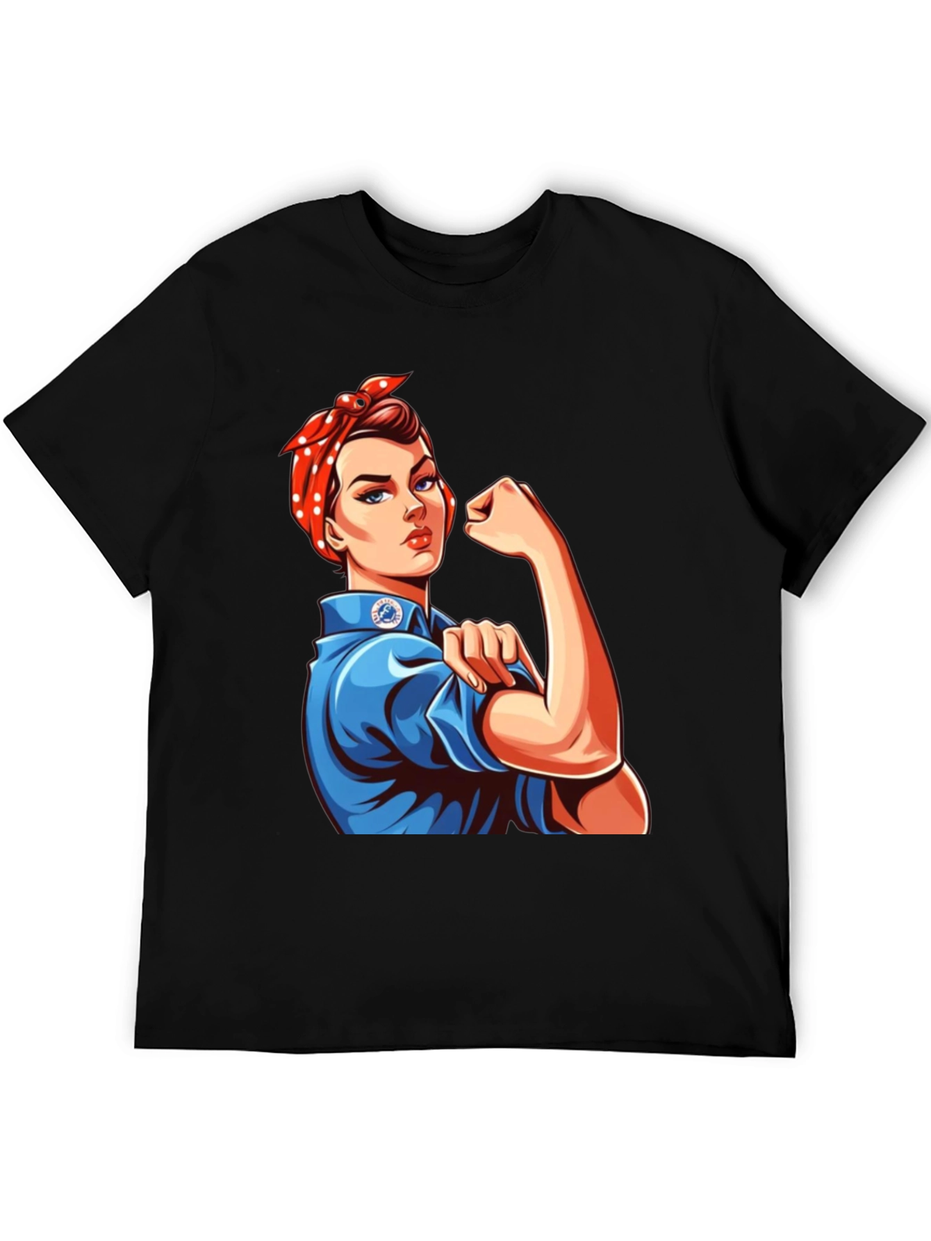 Rosie Riveter Graphic Tee - Empowering Womens T-Shirt