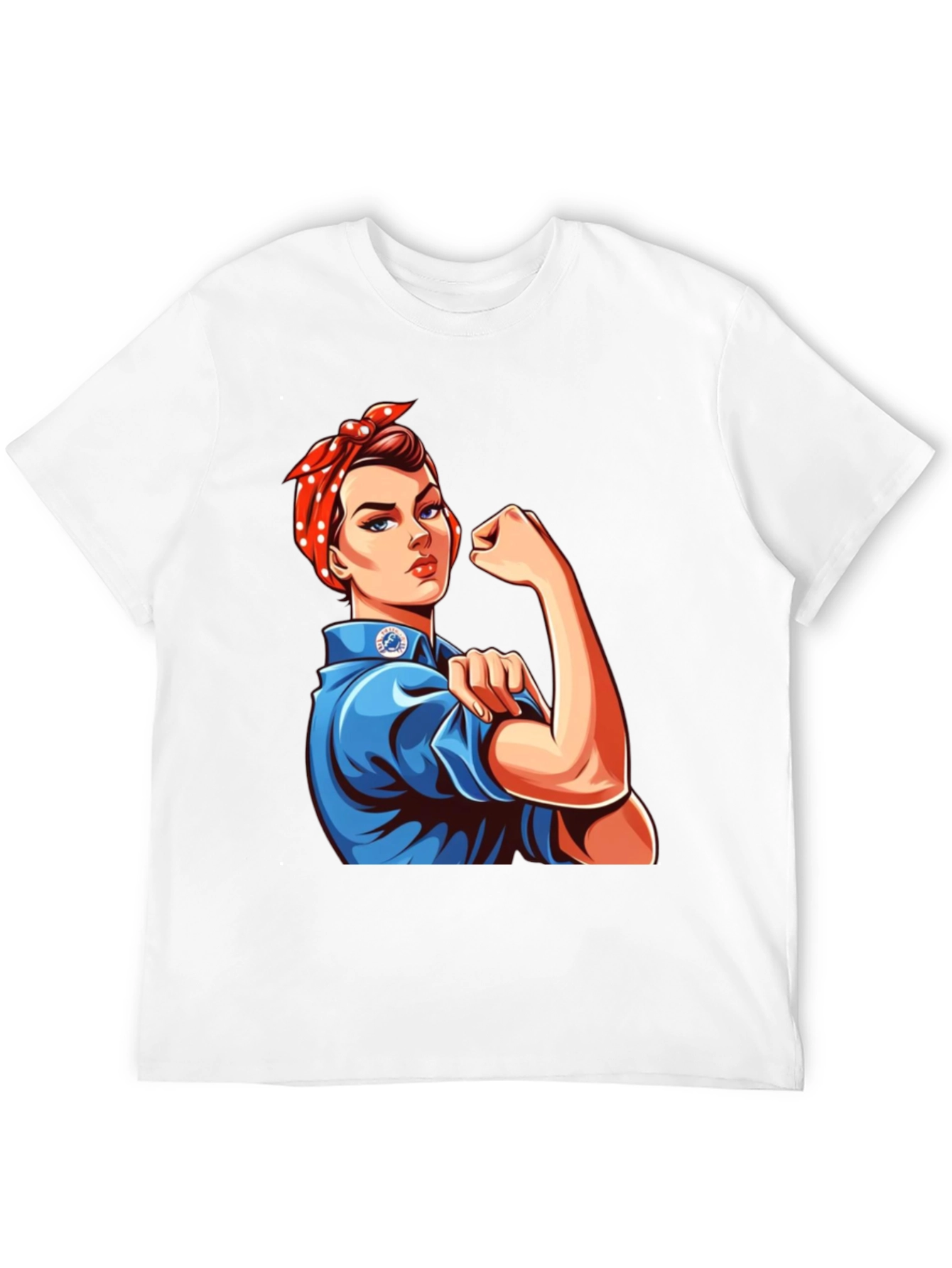 Rosie Riveter Graphic Tee - Empowering Womens T-Shirt