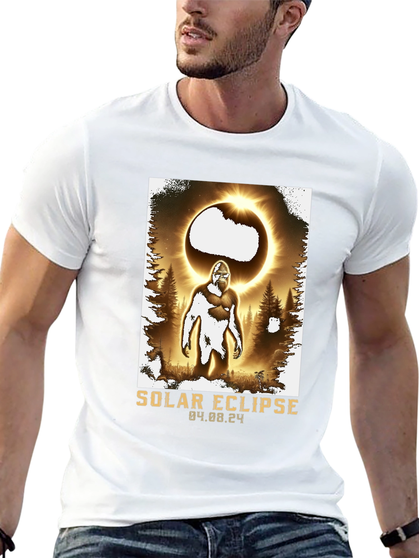 Solar Eclipse Bigfoot T-Shirt