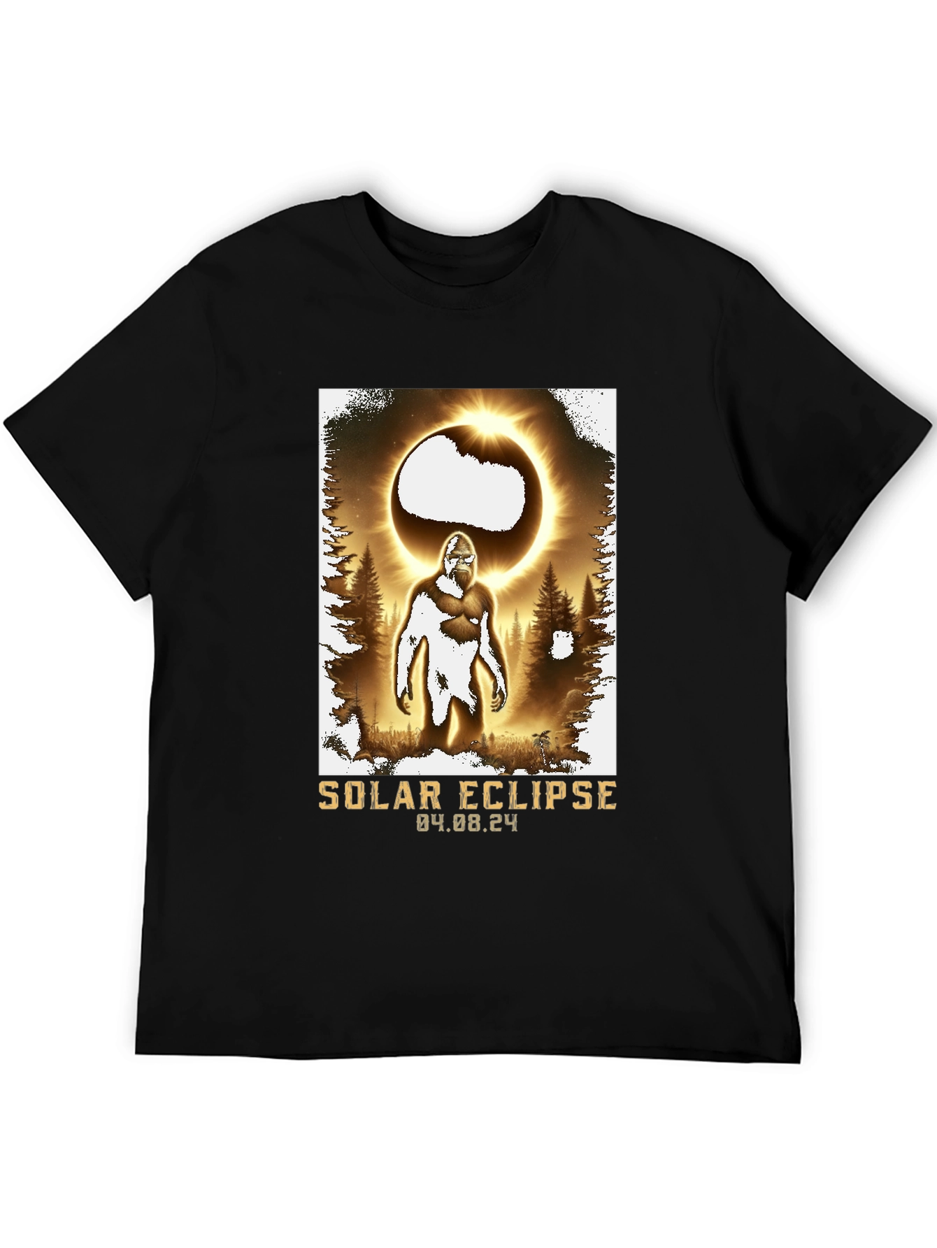 Solar Eclipse Bigfoot T-Shirt