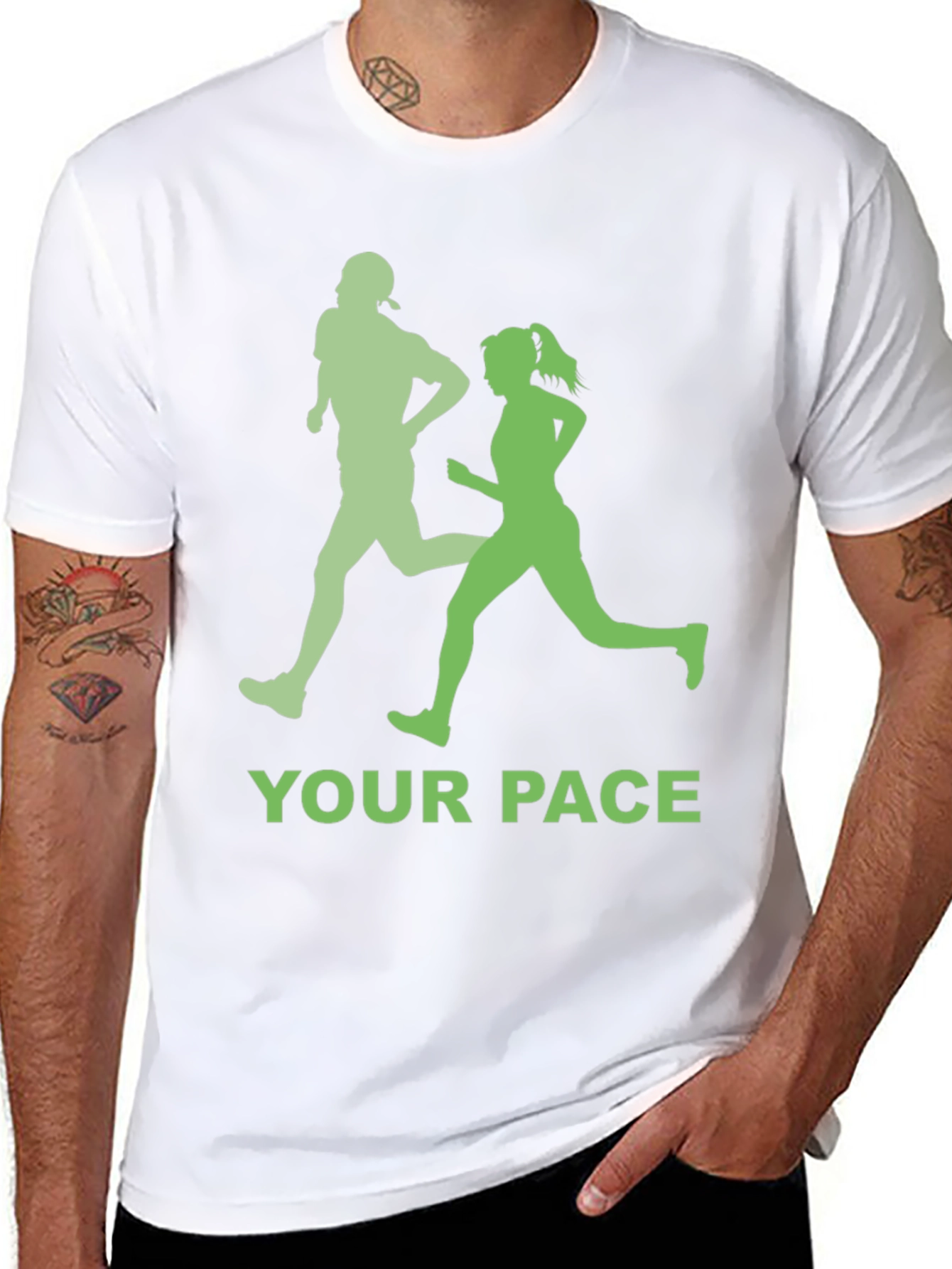 Your Pace Running T-Shirt - Unisex Athletic Design