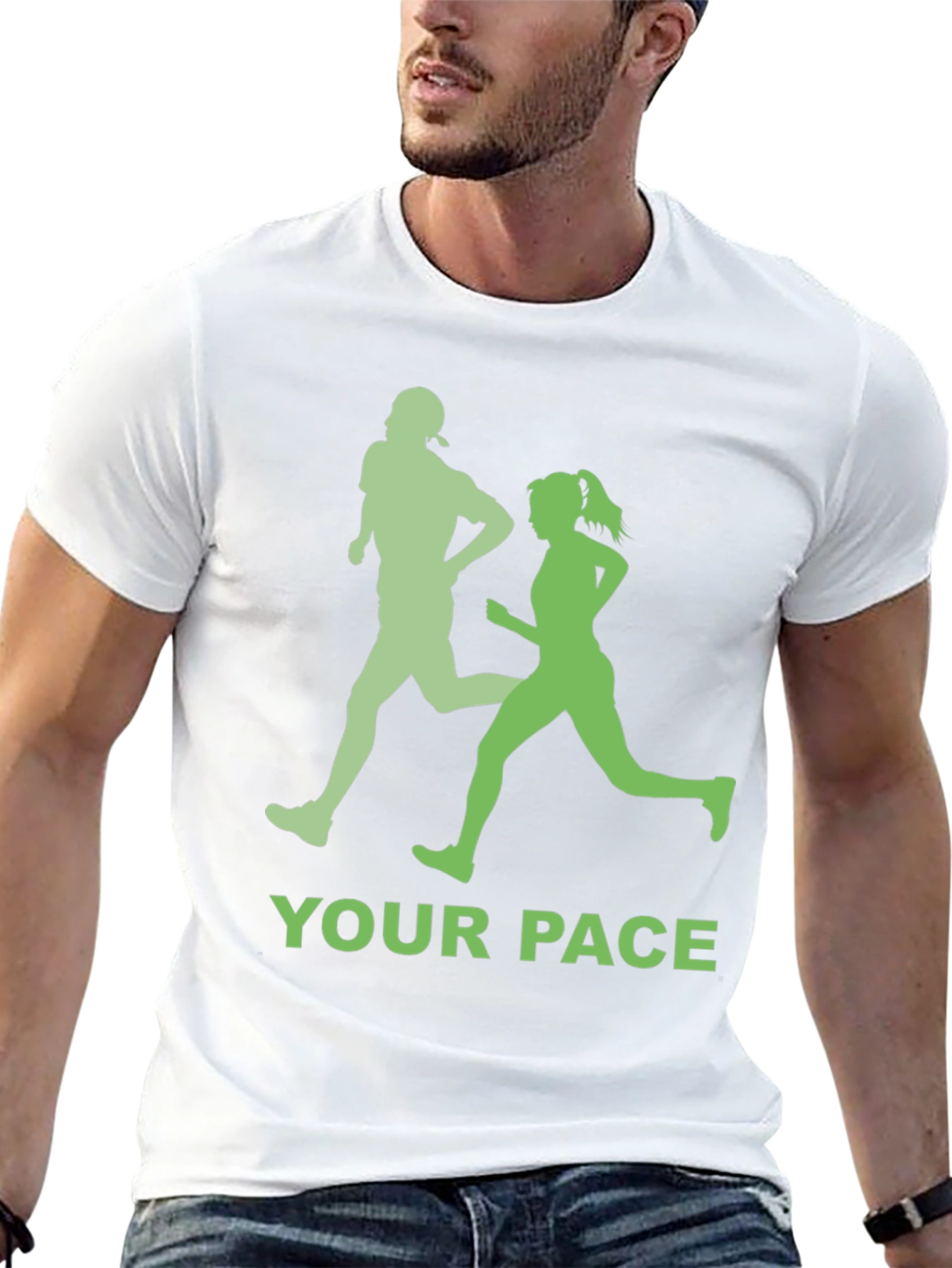 Your Pace Running T-Shirt - Unisex Athletic Design