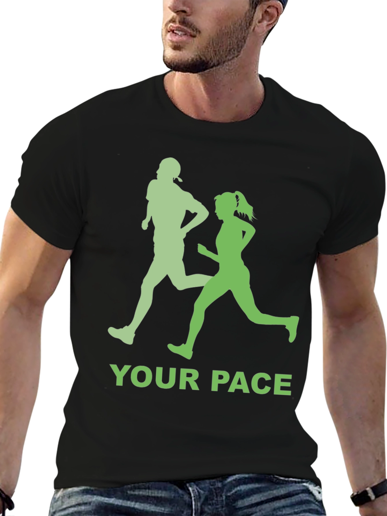 Your Pace Running T-Shirt - Unisex Athletic Design