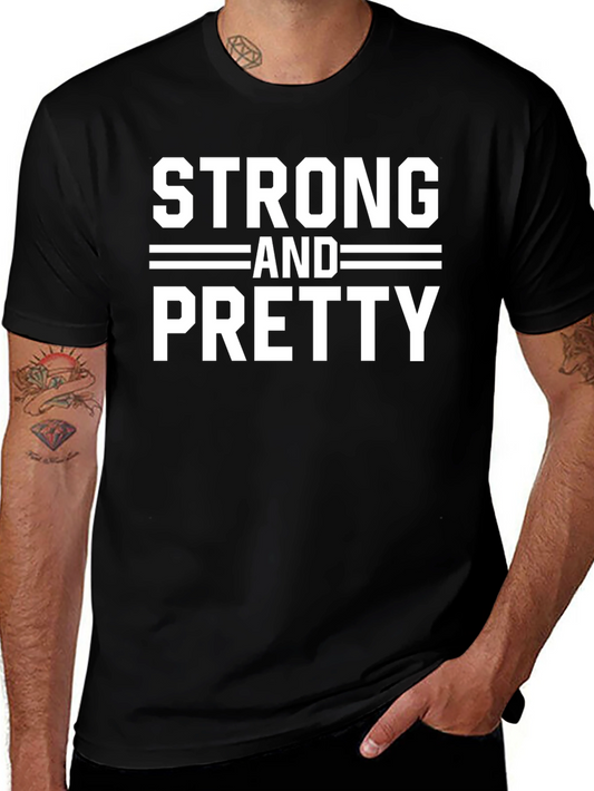 Strong and Pretty Black T-Shirt