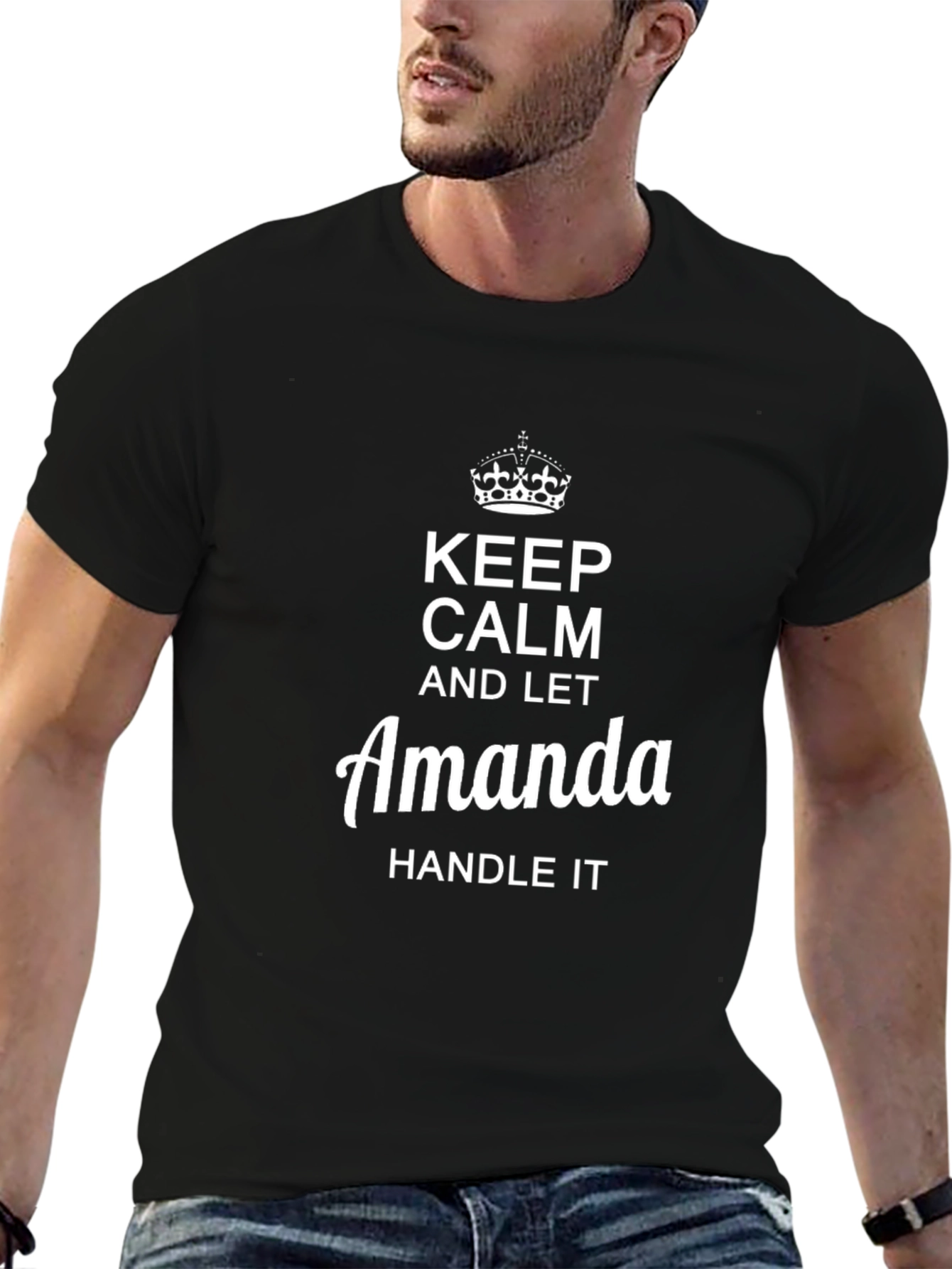 Keep Calm and Let Amanda Handle It T-Shirt