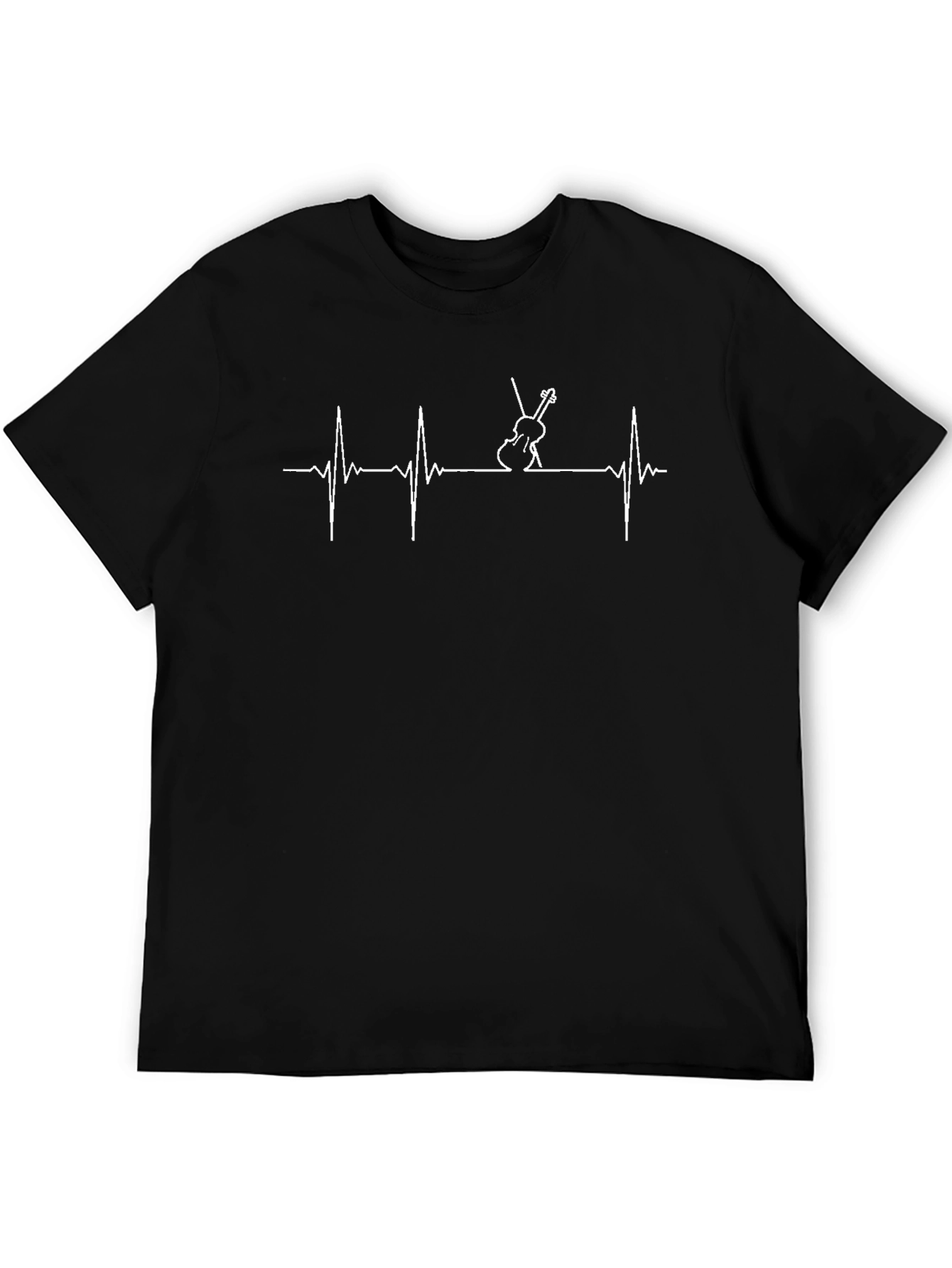 Heartbeat Violin T-Shirt - Musician Tee