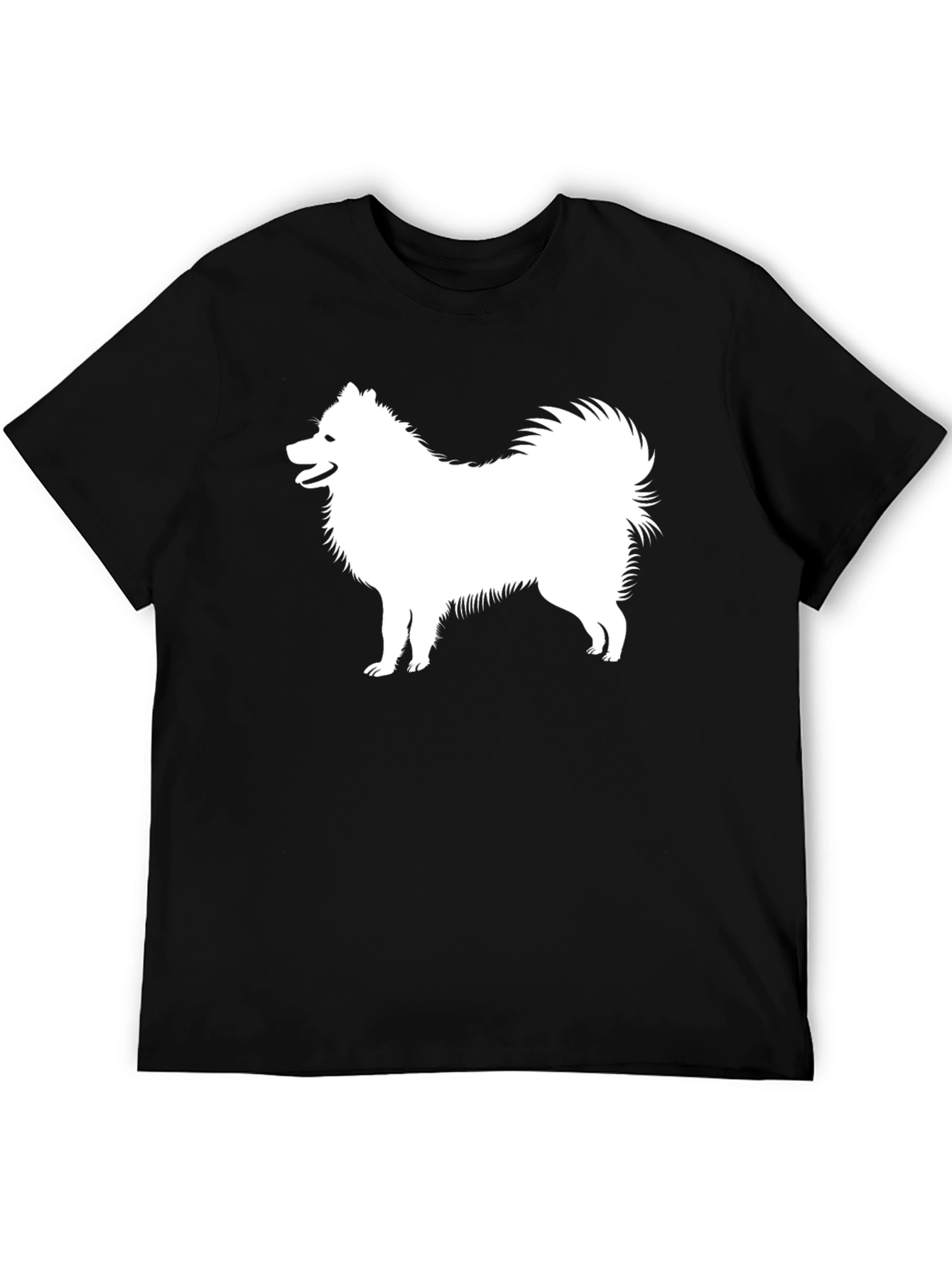 Black Dog Silhouette T-Shirt - Classic Crew Neck