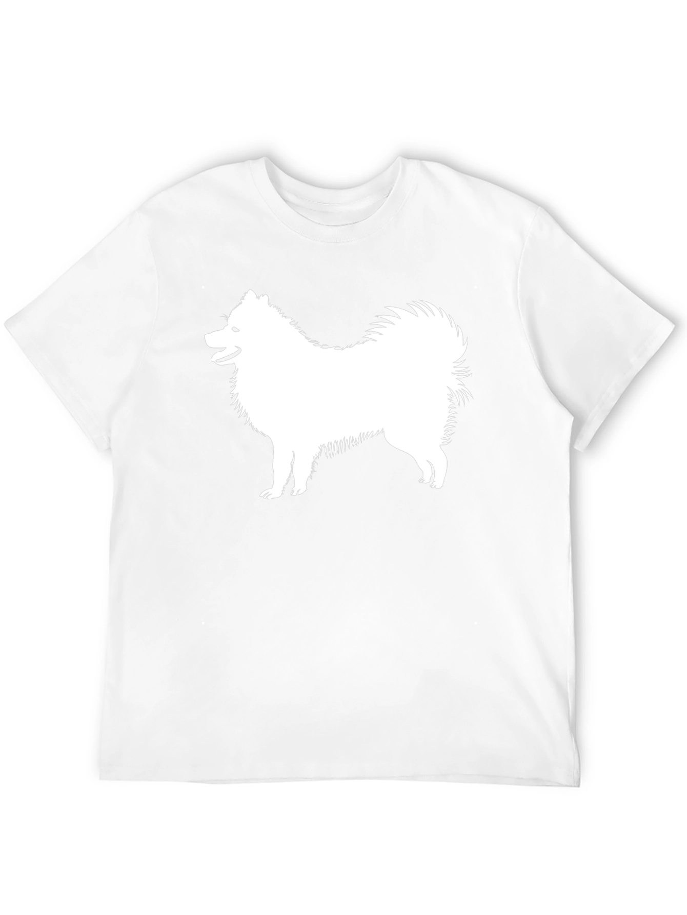 Black Dog Silhouette T-Shirt - Classic Crew Neck