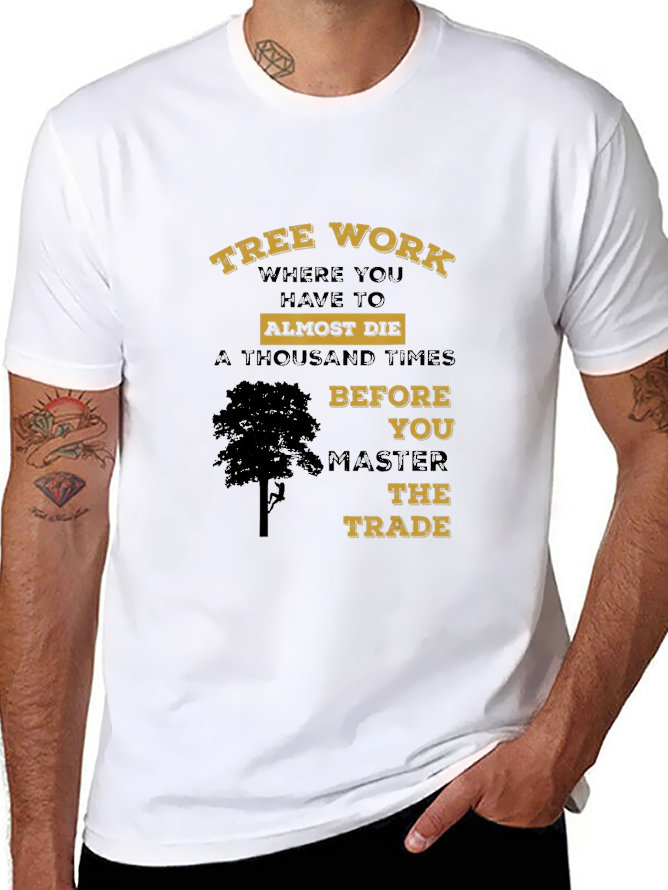 Tree Work Graphic T-Shirt