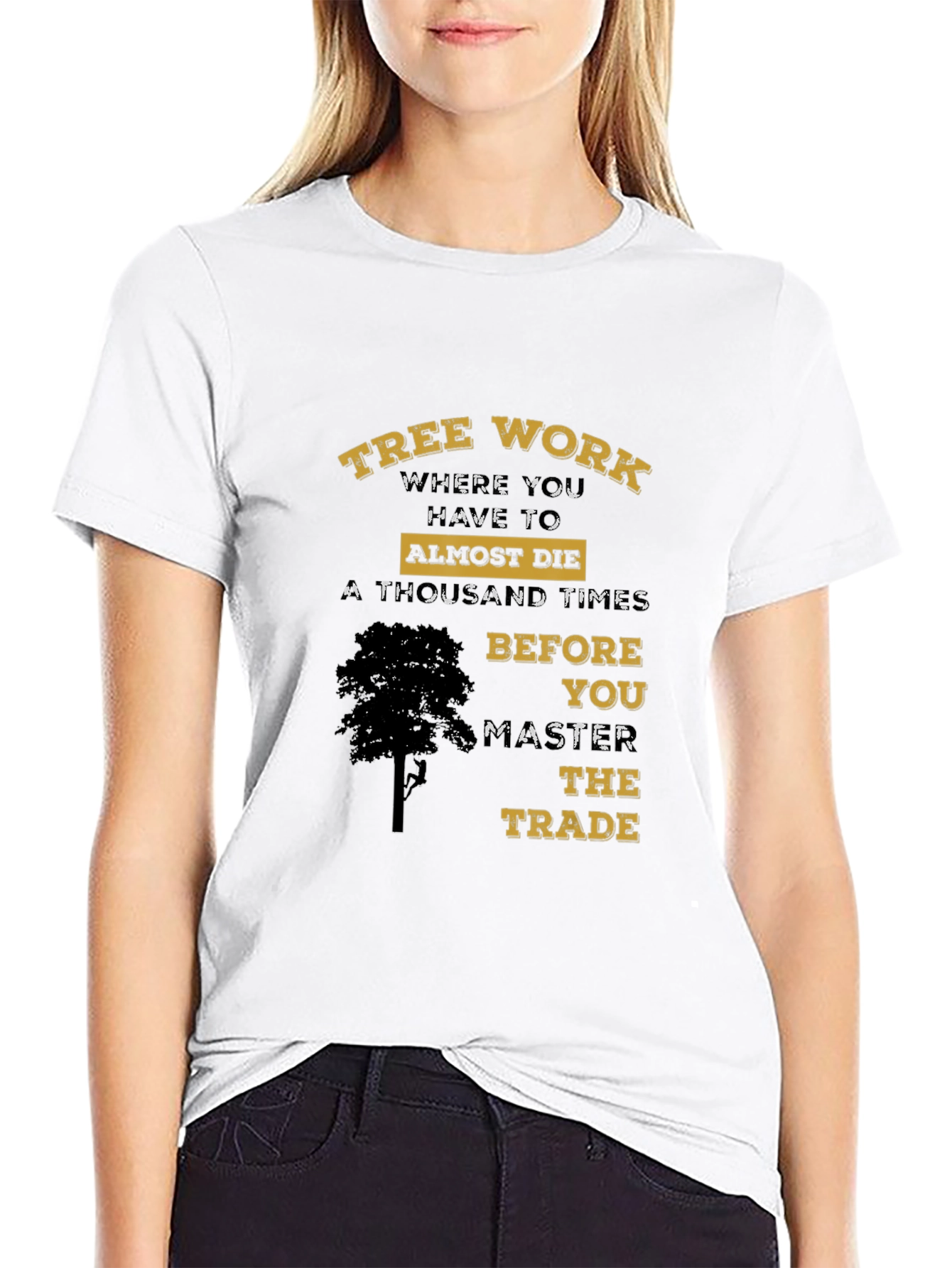 Tree Work Graphic T-Shirt